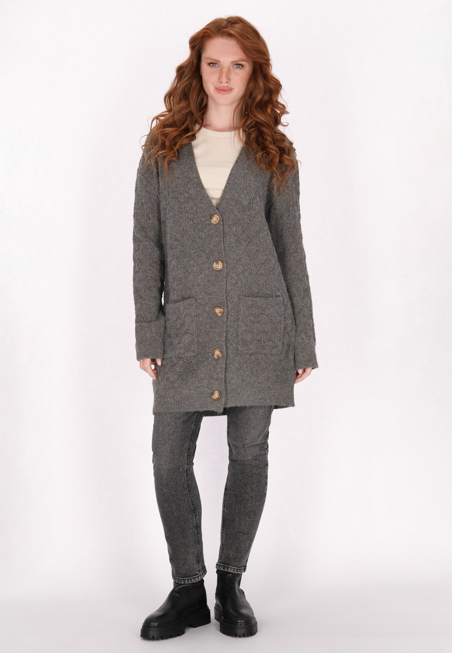 DreiMaster Vintage Damen Strickjacke