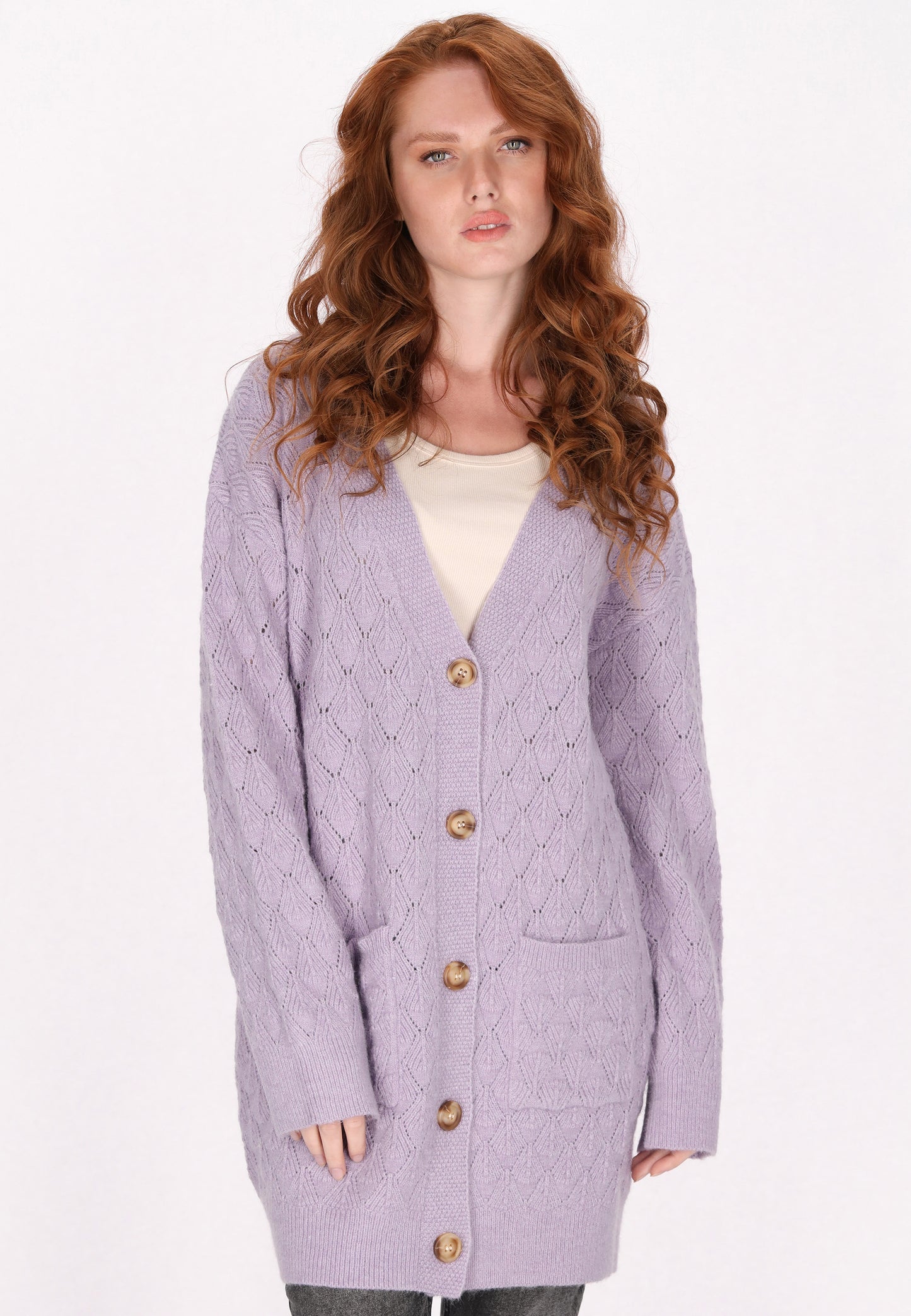 DreiMaster Vintage Damen Strickjacke
