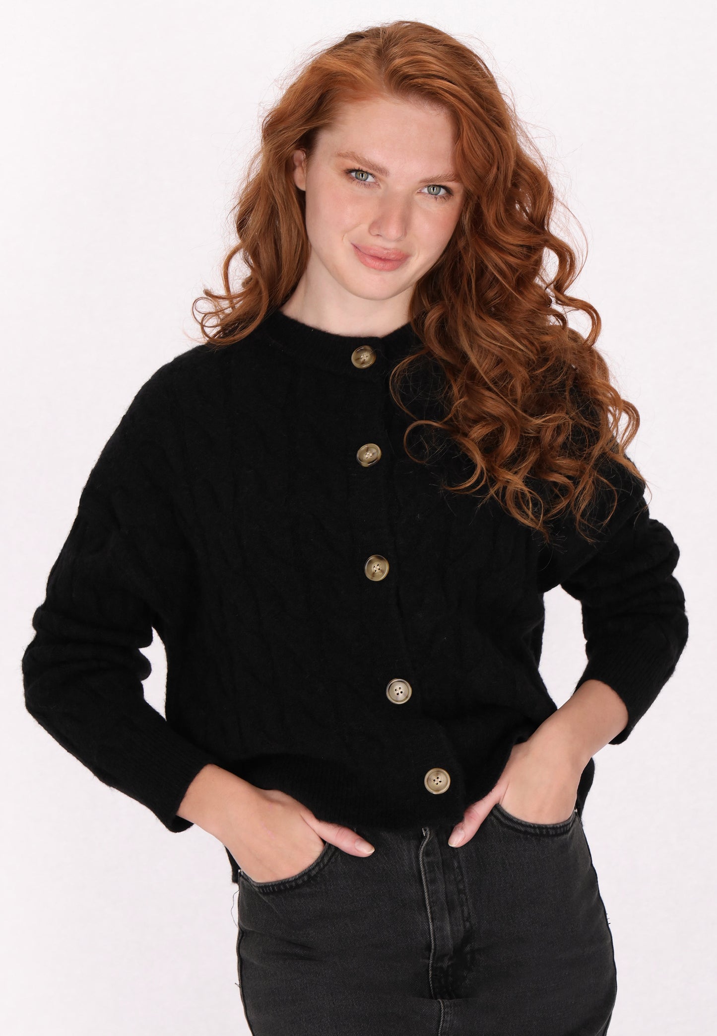 DreiMaster Vintage Damen Strickjacke