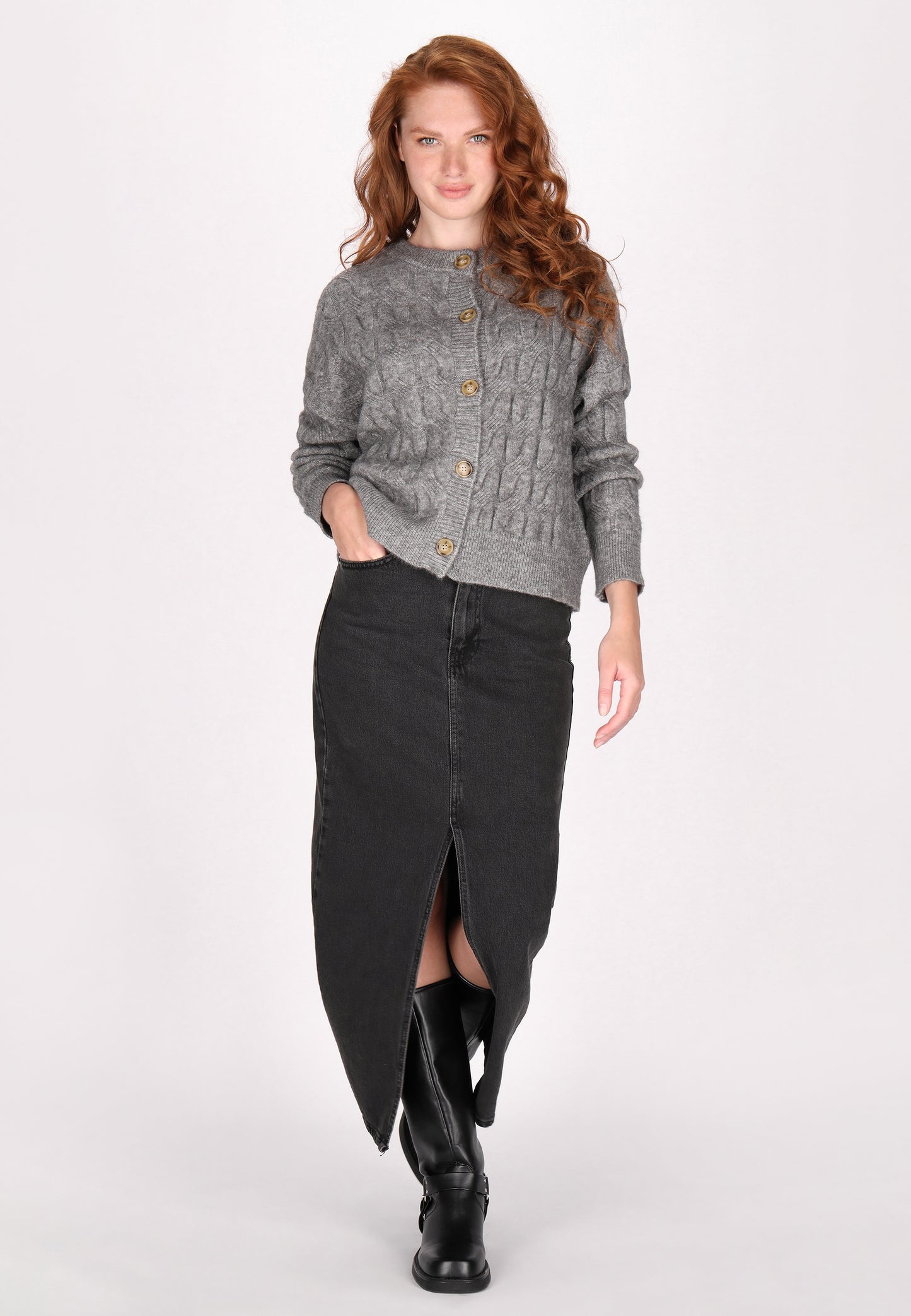DreiMaster Vintage Damen Strickjacke