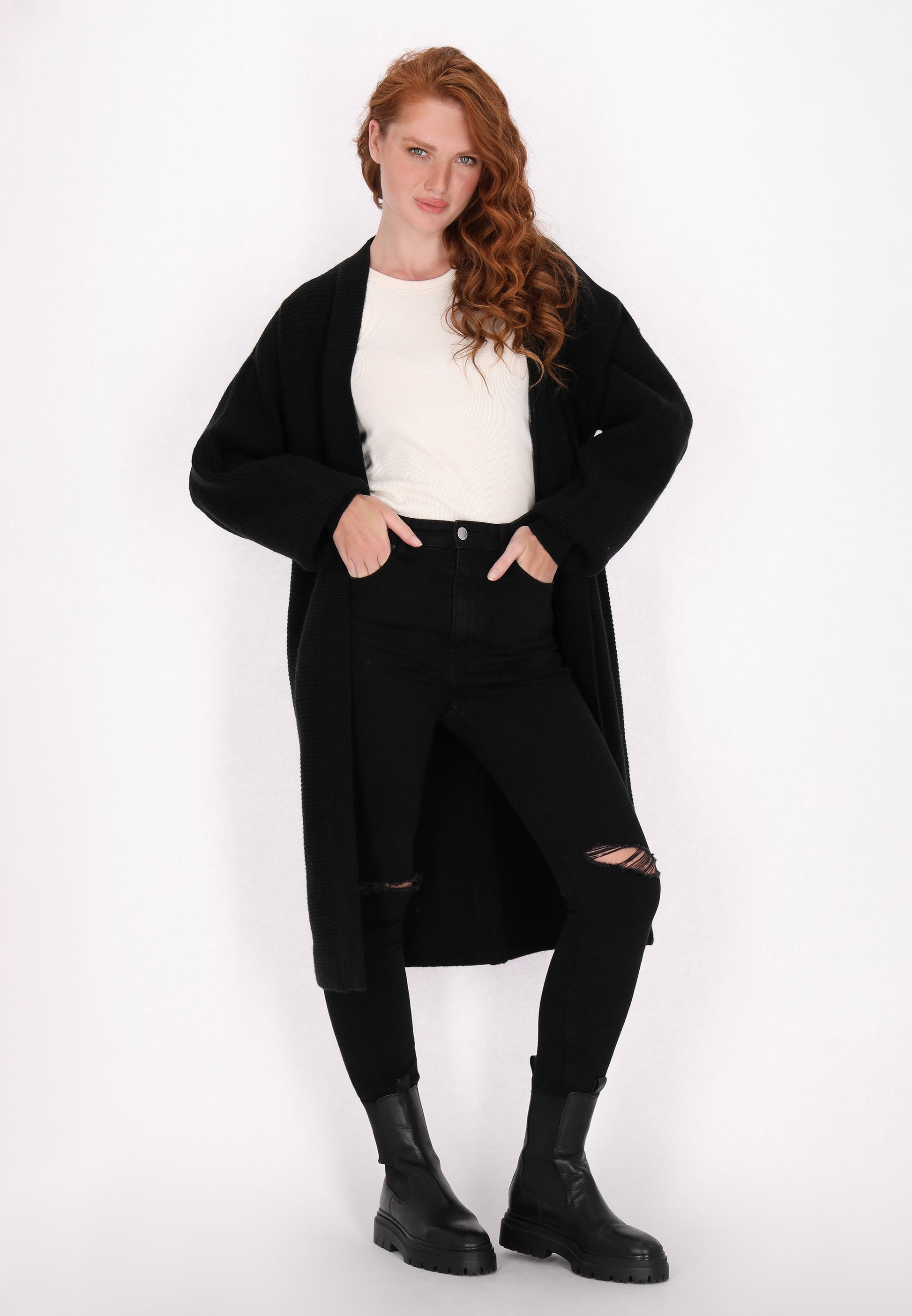 DreiMaster Vintage Damen Strickjacke