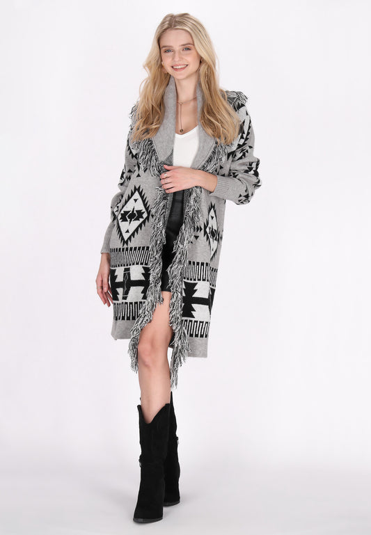IZIA Damen Strickjacke