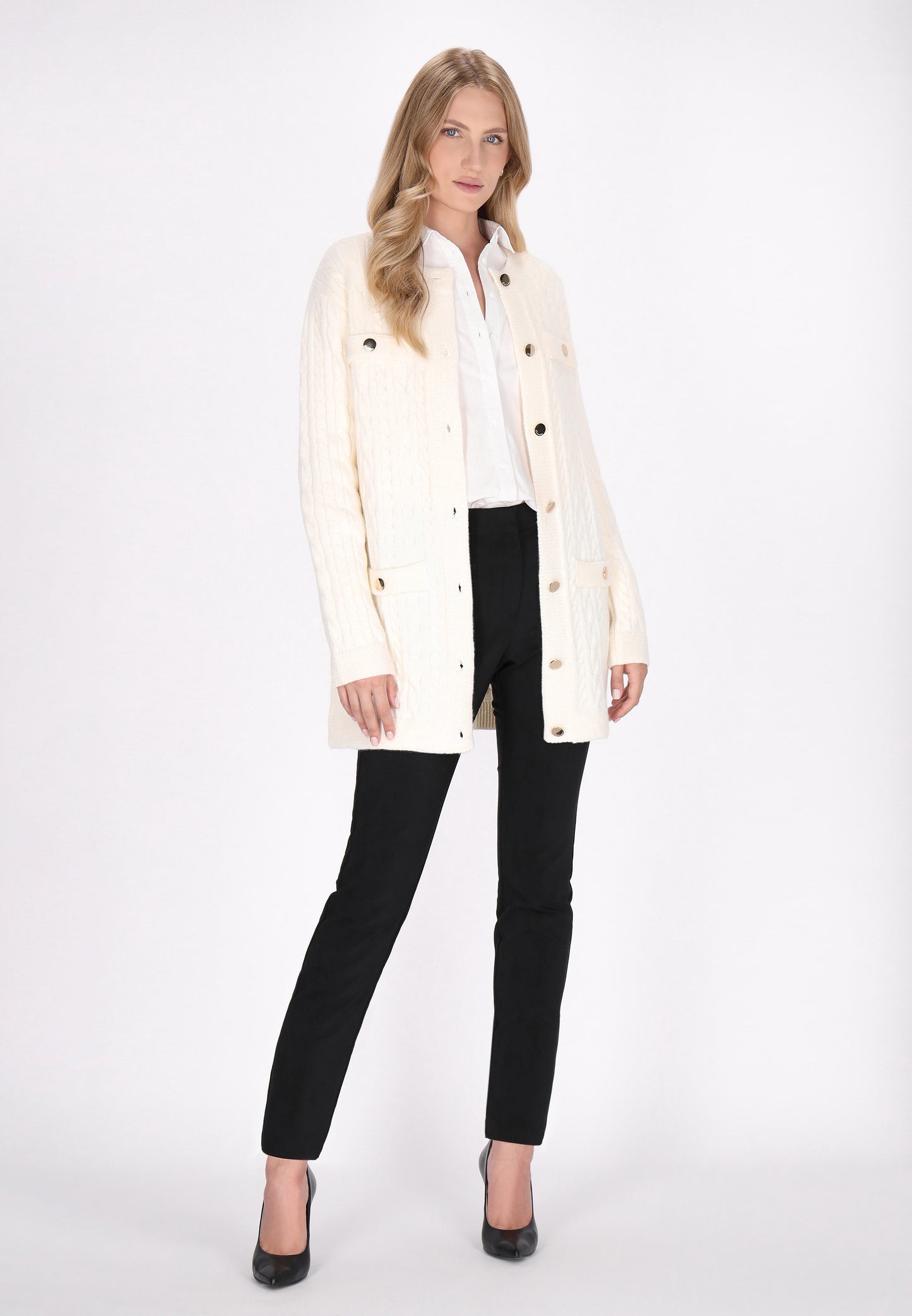 DreiMaster Klassik Damen Strickjacke