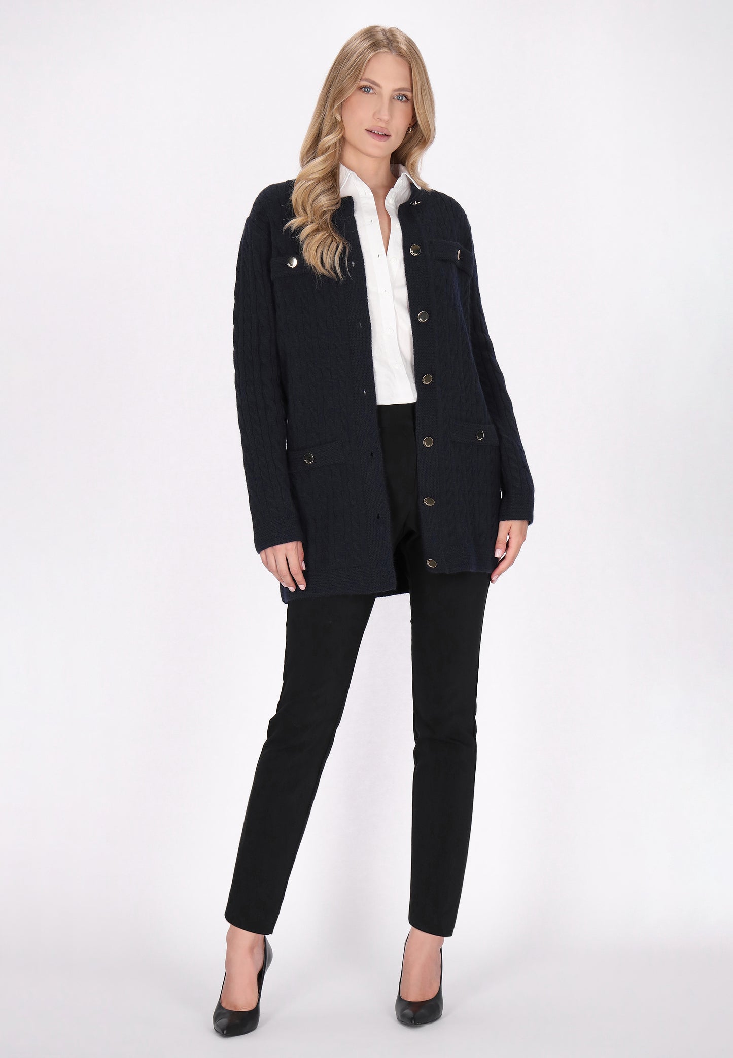 DreiMaster Klassik Damen Strickjacke