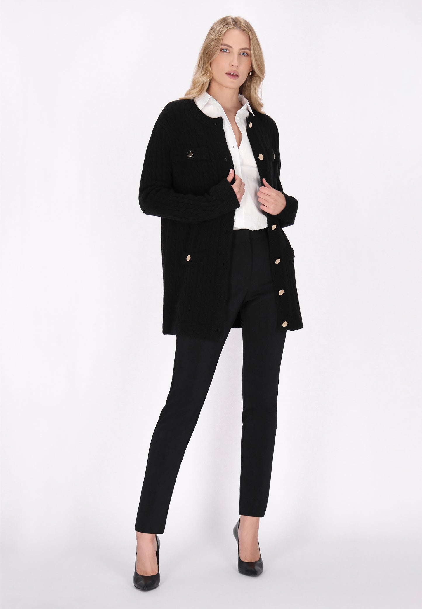 DreiMaster Klassik Damen Strickjacke