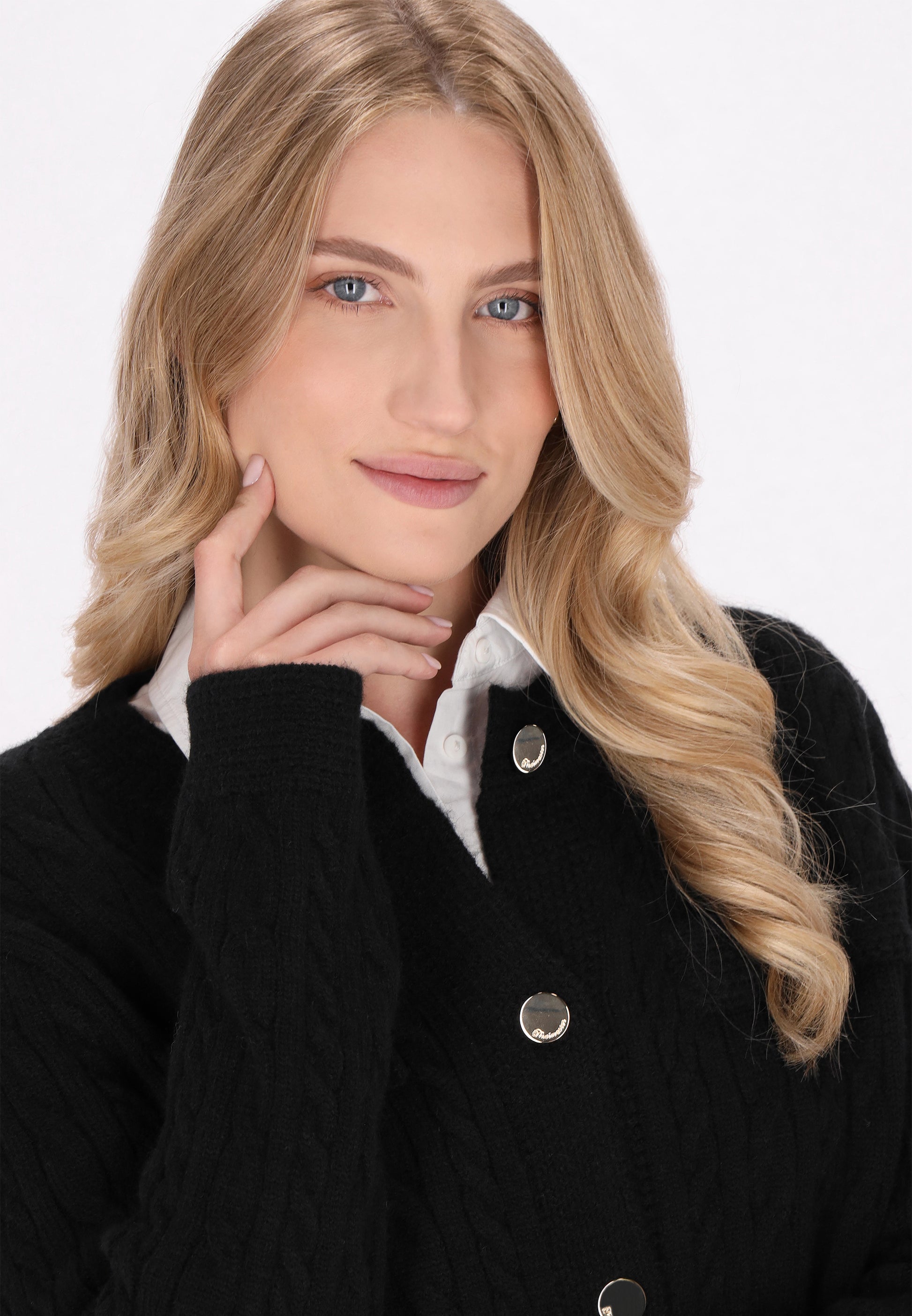 DreiMaster Klassik Damen Strickjacke