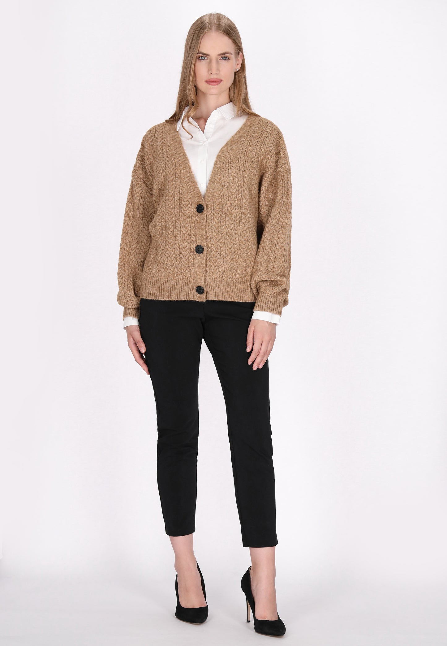 DreiMaster Klassik Damen Strickjacke