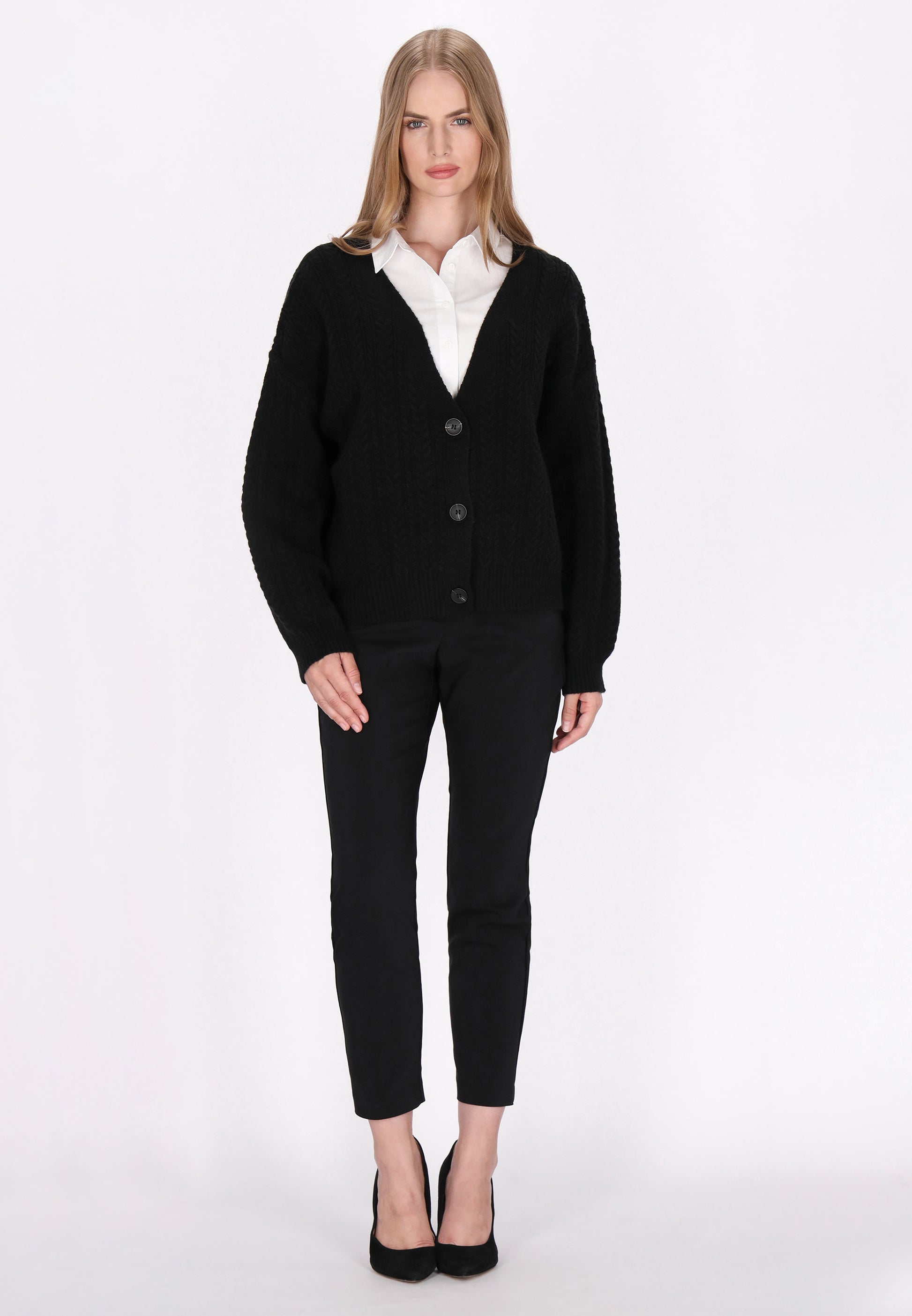 DreiMaster Klassik Damen Strickjacke