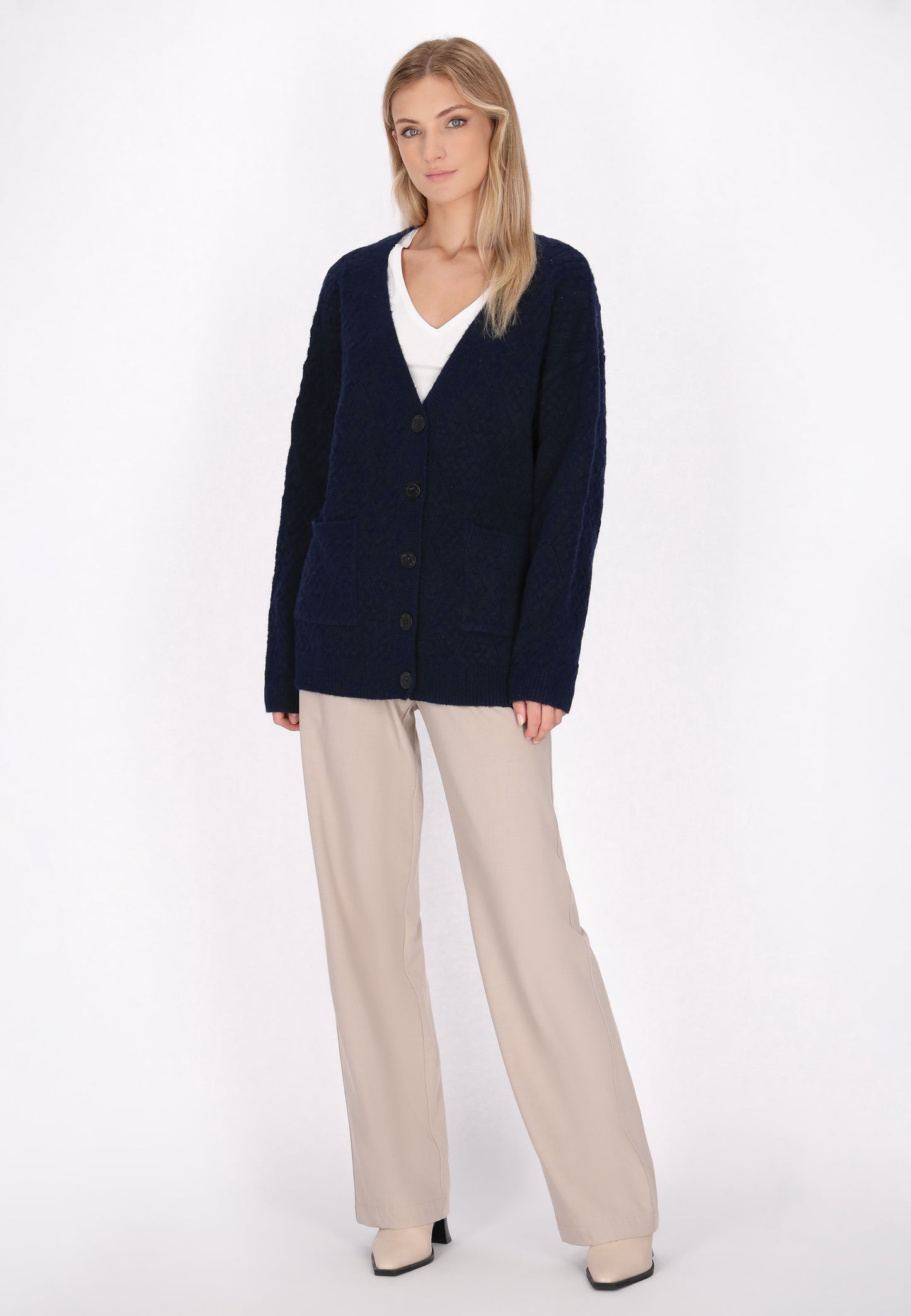 DreiMaster Klassik Damen Strickjacke