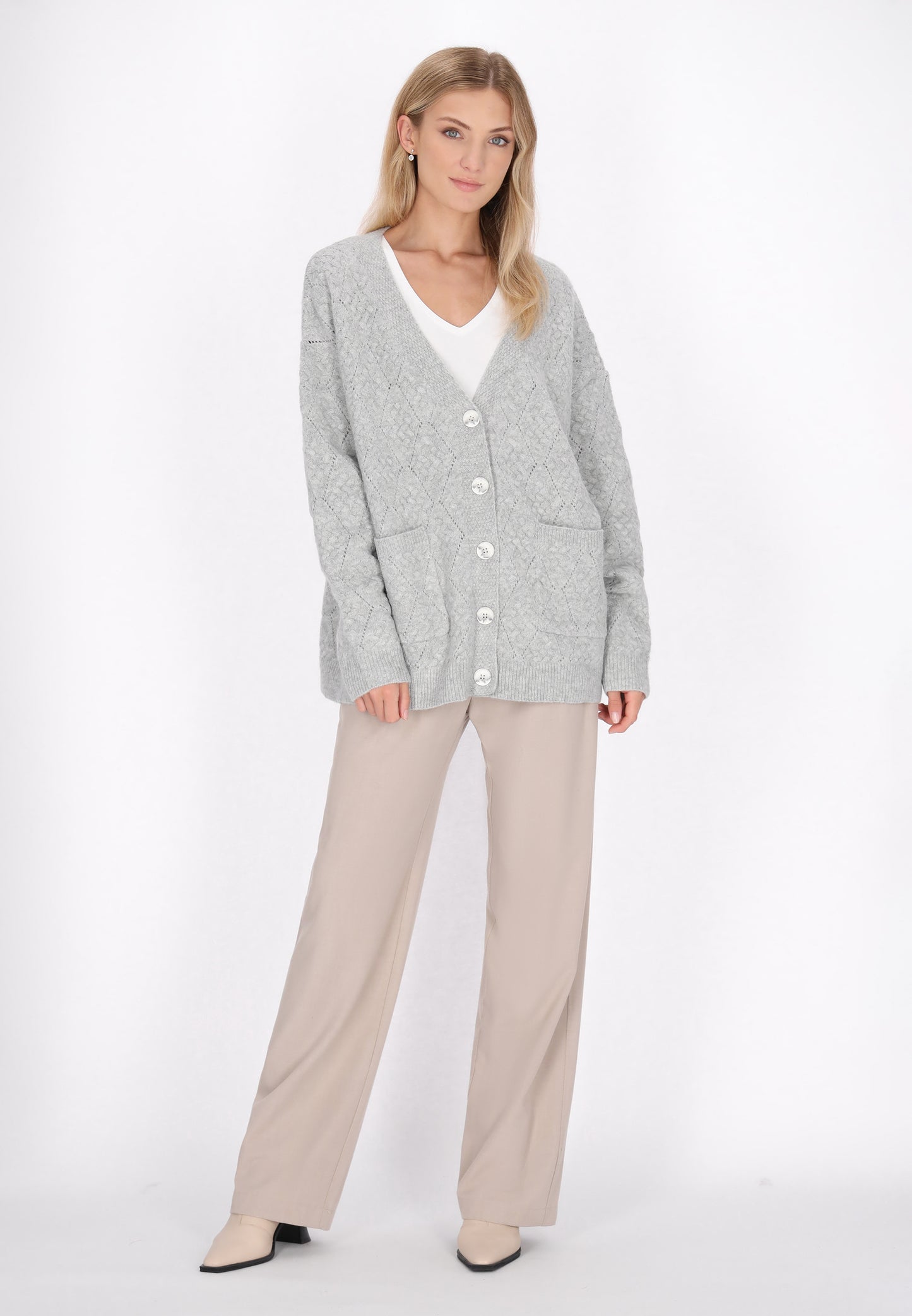 DreiMaster Klassik Damen Strickjacke