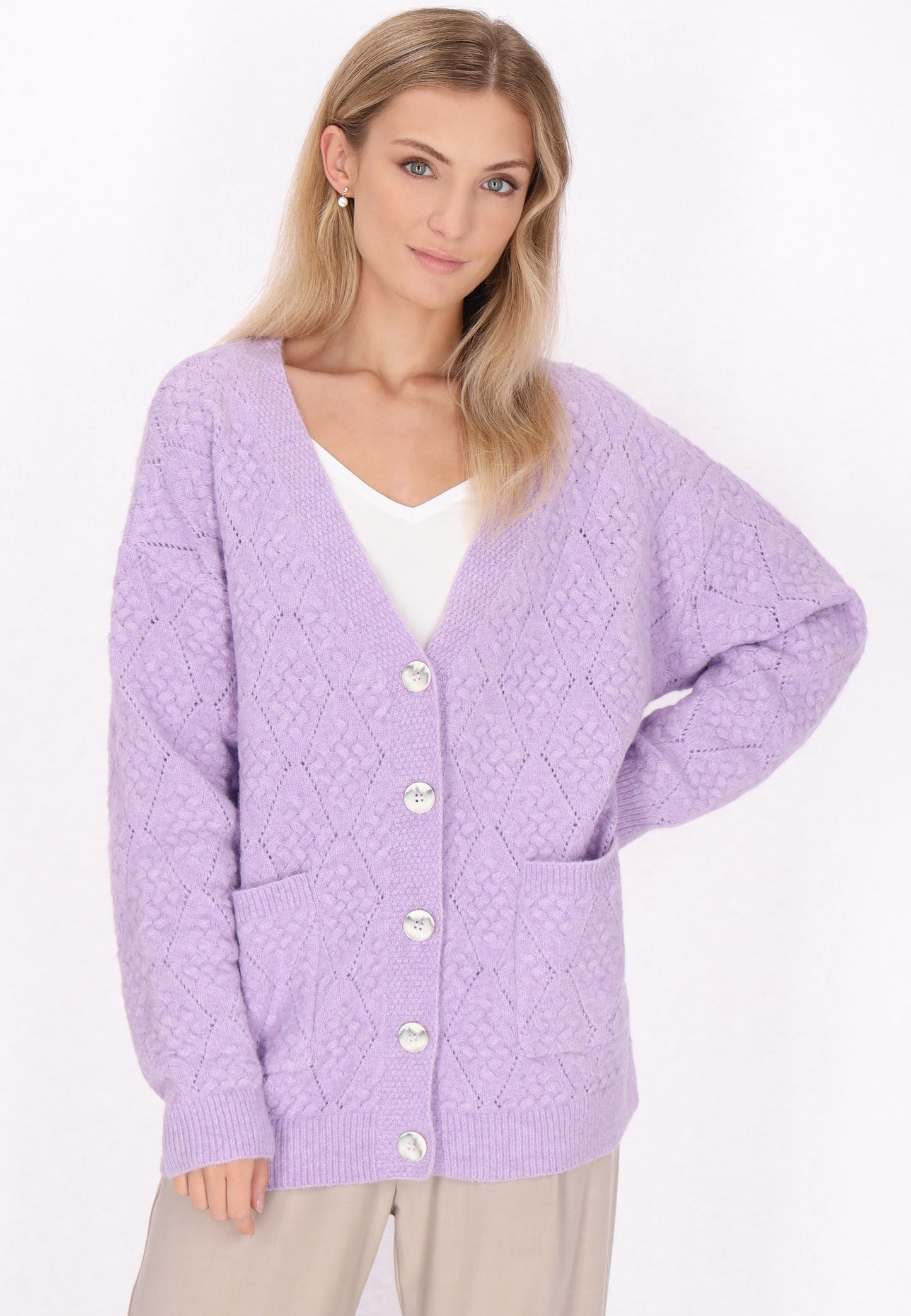 DreiMaster Klassik Damen Strickjacke