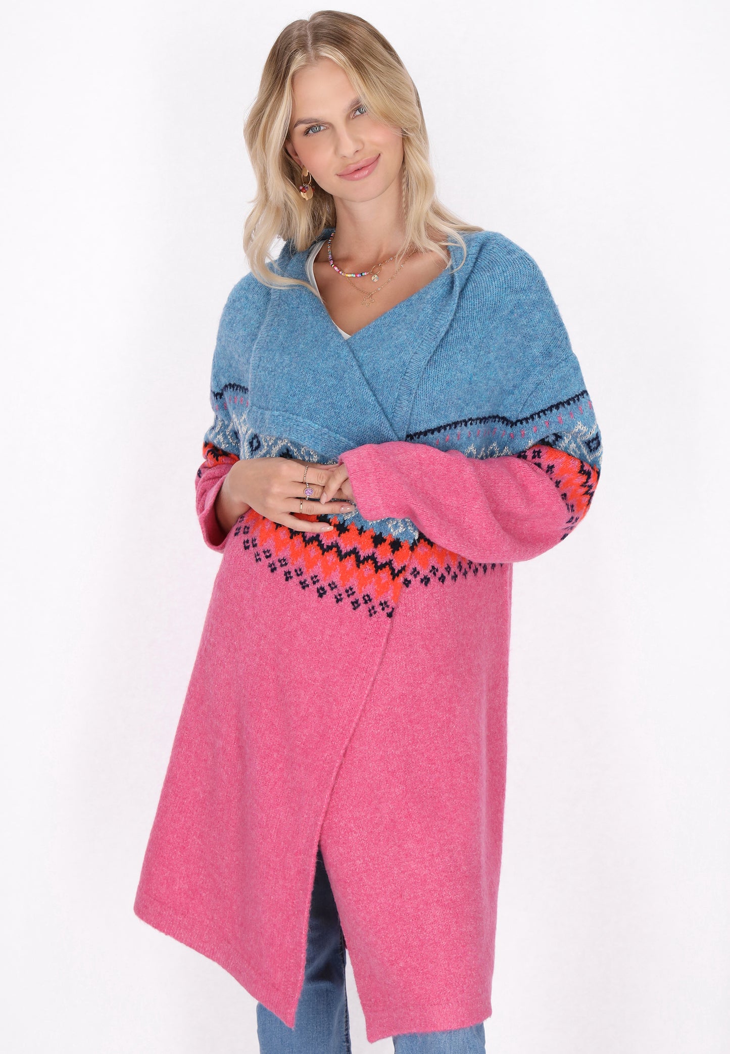 IZIA Damen Strickjacke