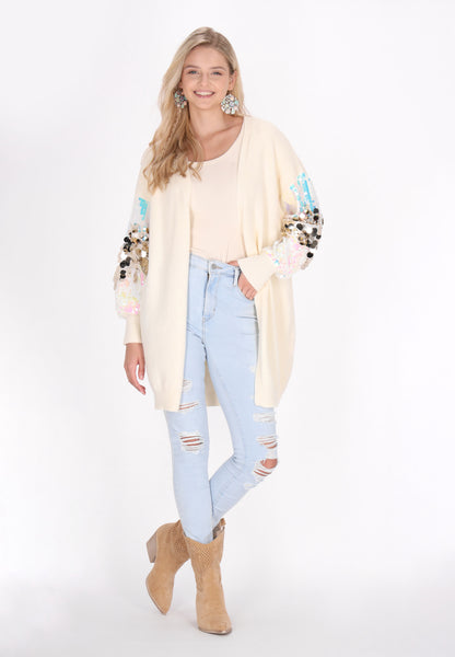 IZIA Damen Strickjacke