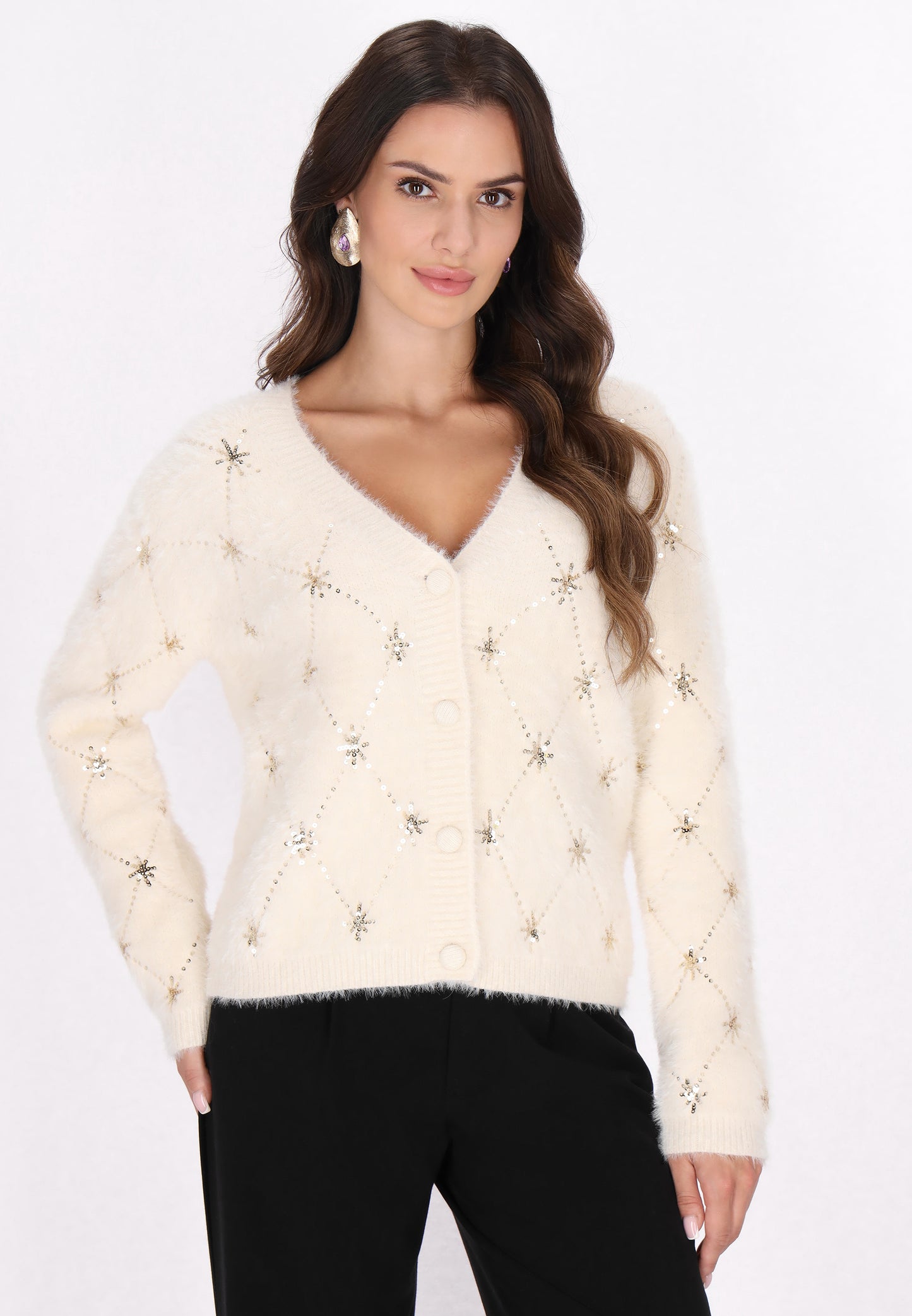 faina Damen Strickjacke