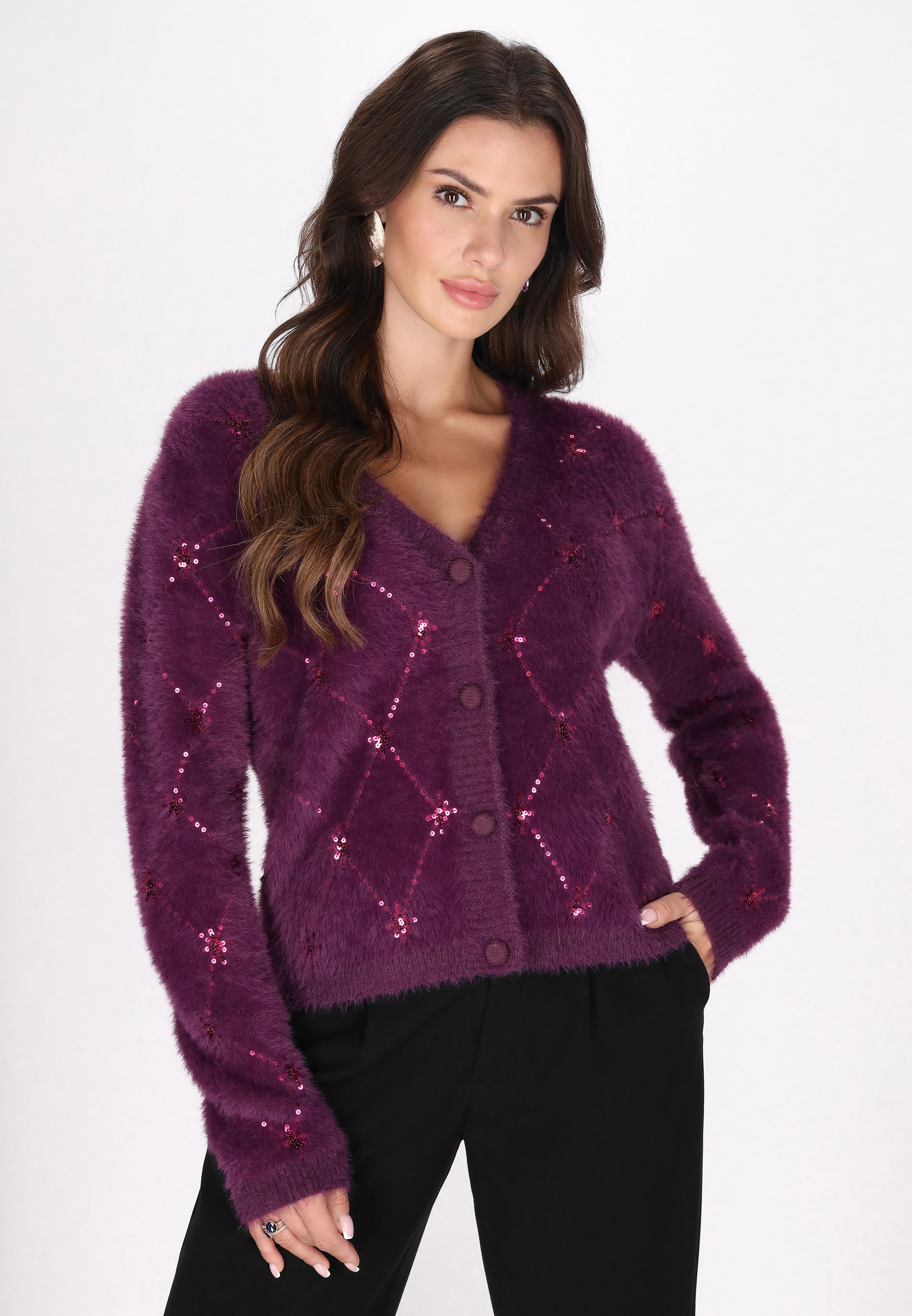 faina Damen Strickjacke