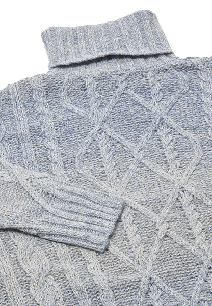 myMo Damen-Rollkragenpullover