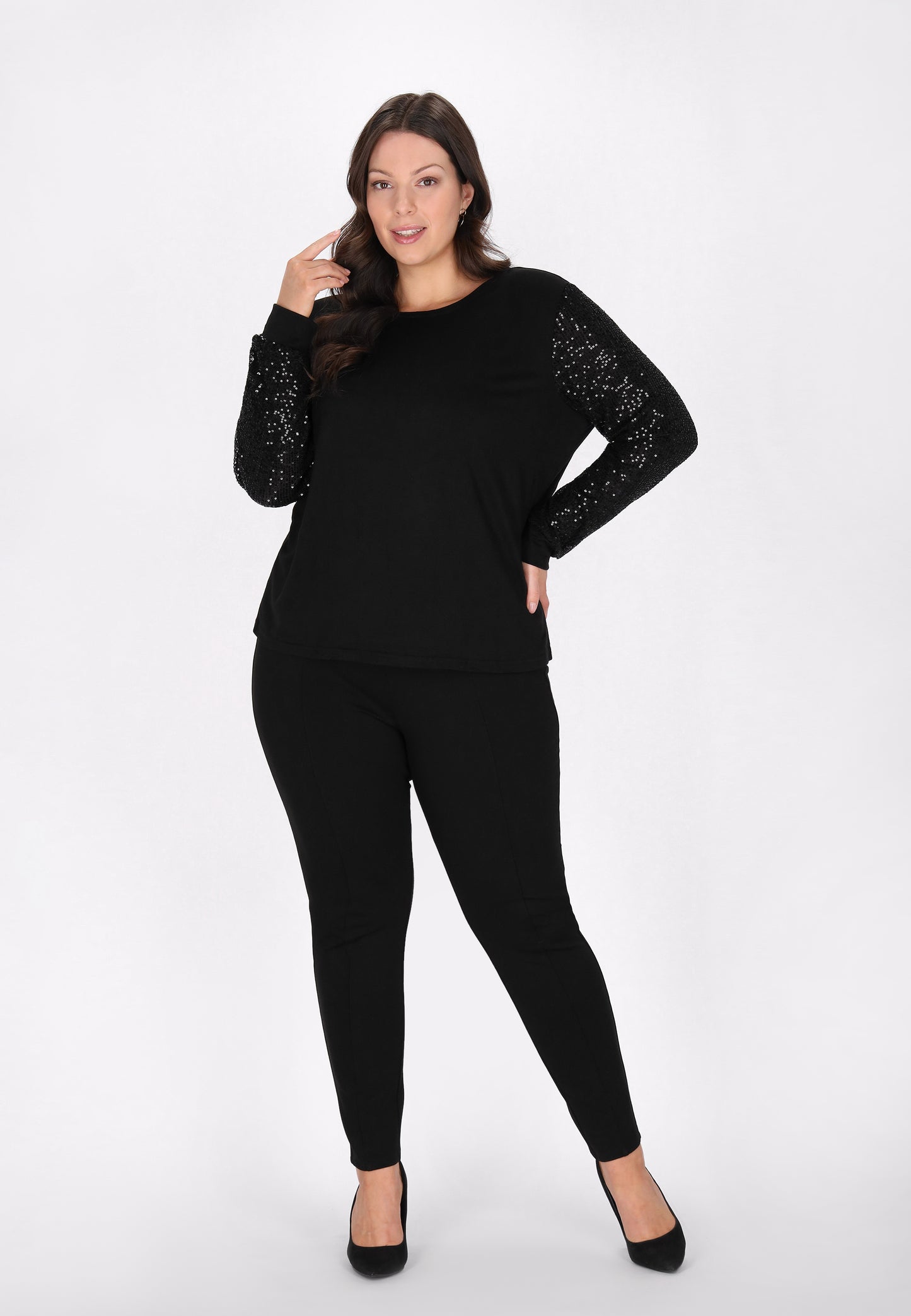 bluzka damska Plus Size usha BLACK LABEL