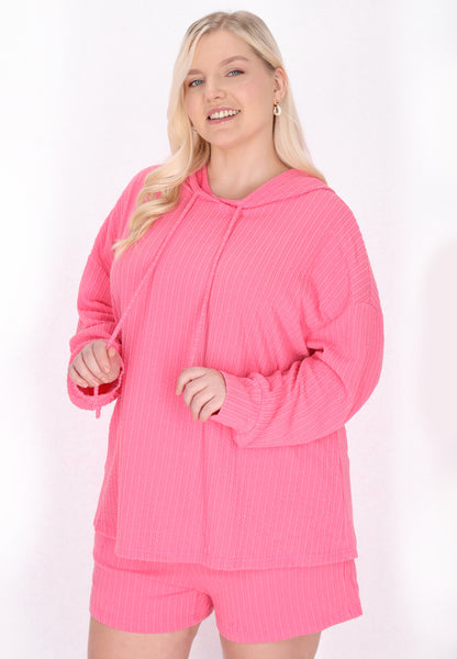 myMo Damen Plus Size Hoodie