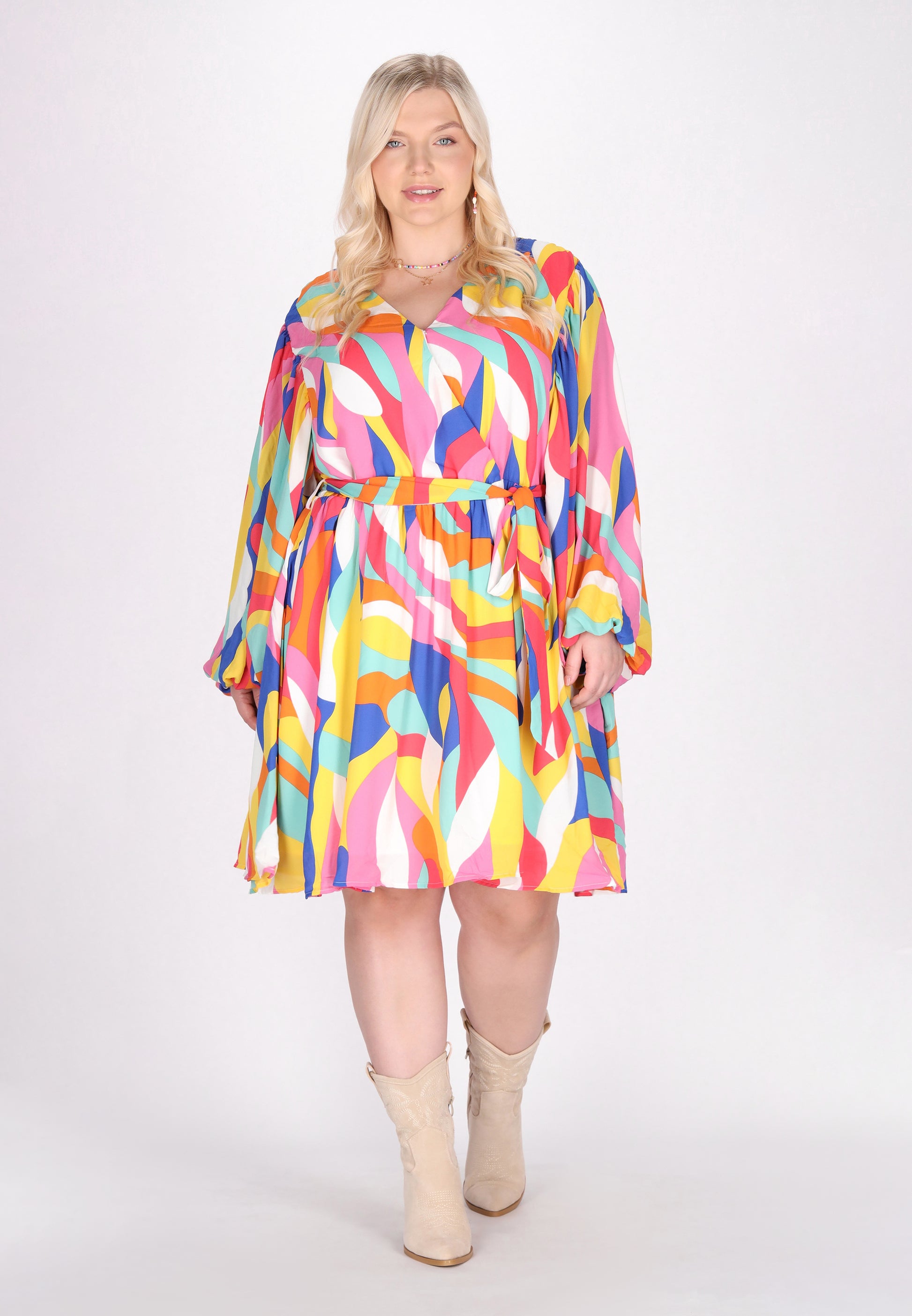 IZIA Sukienka damska Plus Size