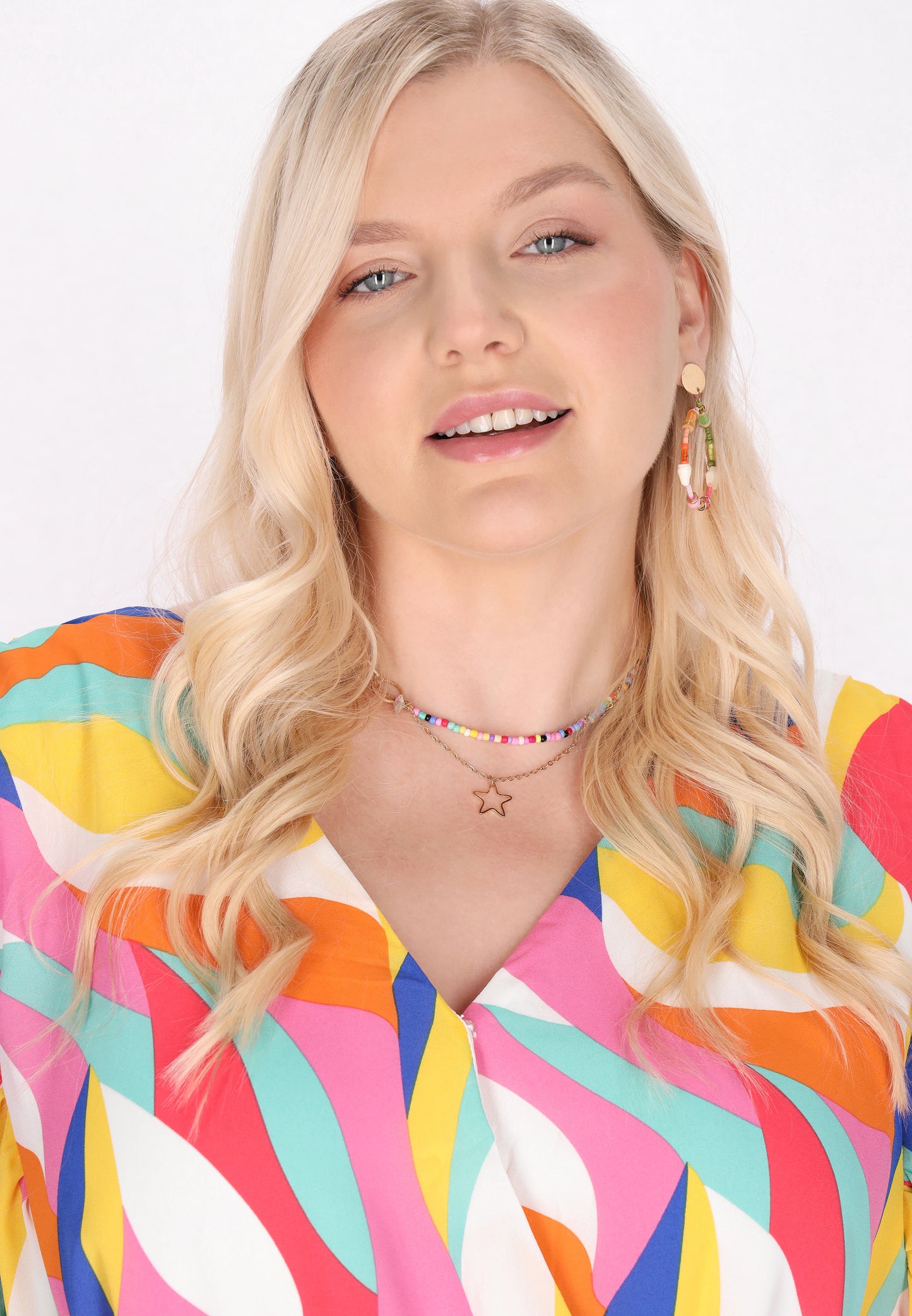 IZIA Sukienka damska Plus Size