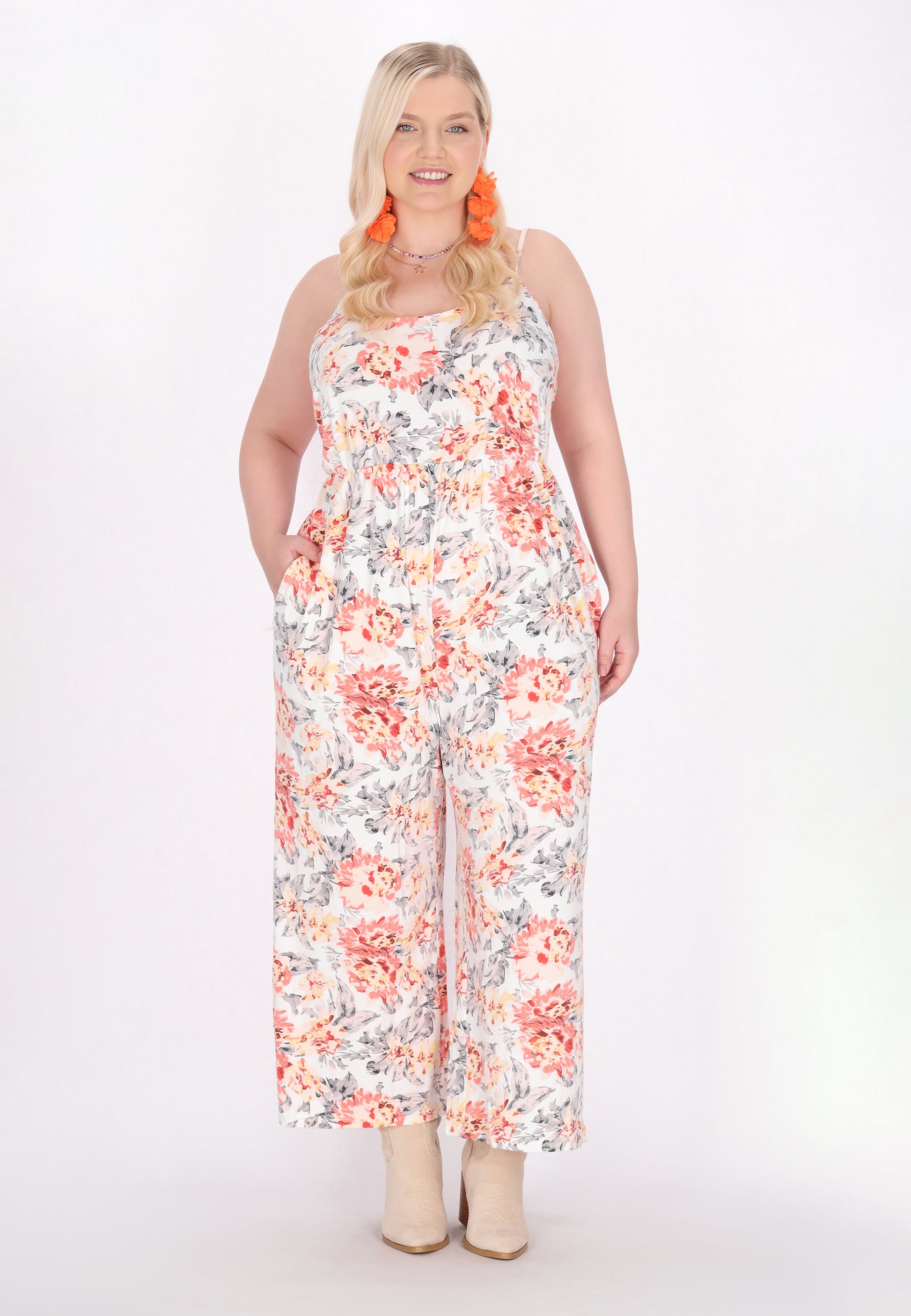 IZIA Damen Plus Size Jumpsuit