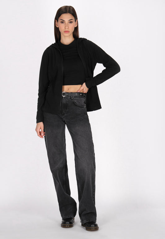 myMo ROCKS Damen-Fleecejacke