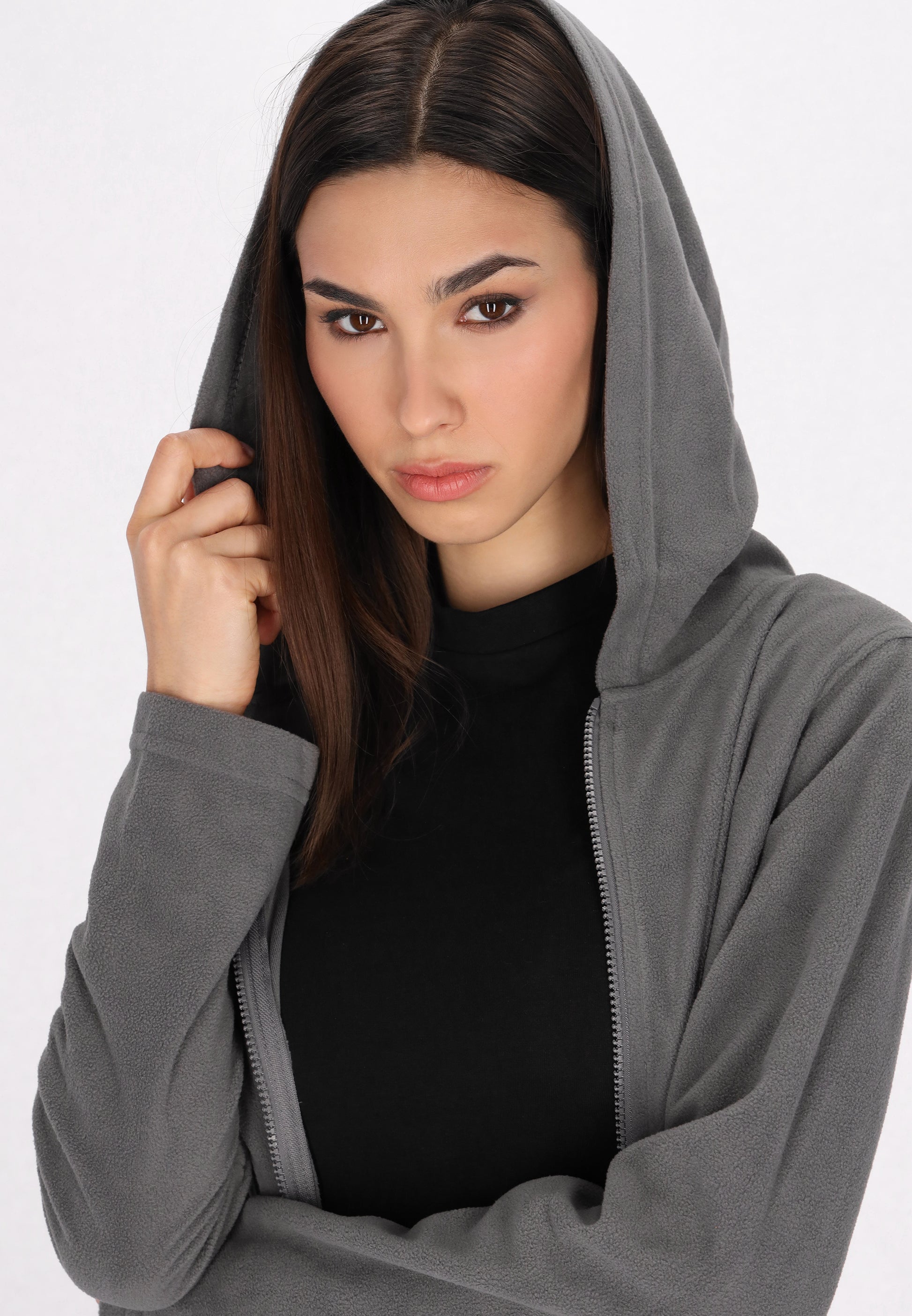 myMo ROCKS Damen-Fleecejacke
