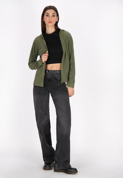 myMo ROCKS Damen-Fleecejacke