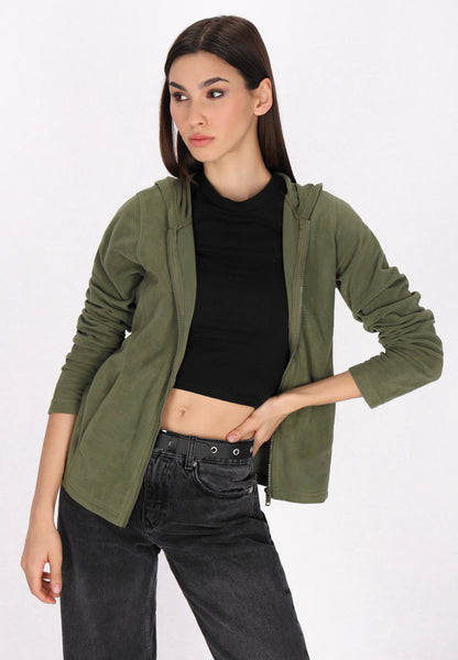 myMo ROCKS Damen-Fleecejacke