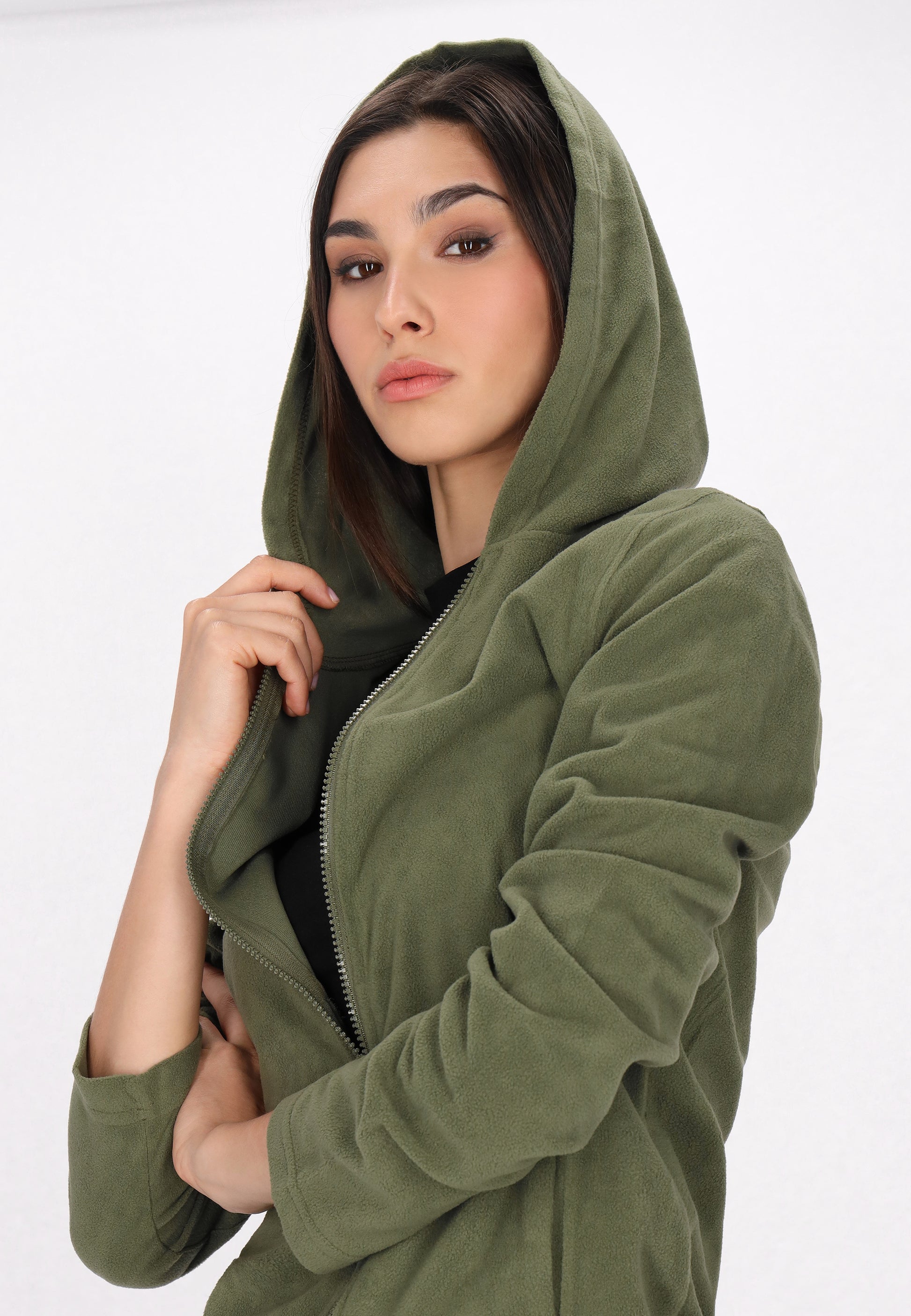 myMo ROCKS Damen-Fleecejacke