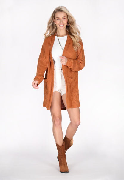 IZIA Damen Strickjacke