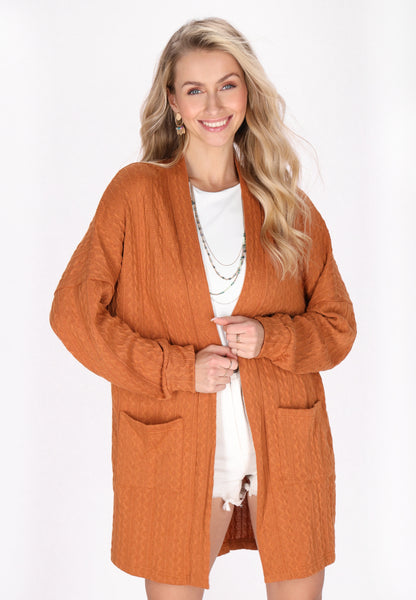 IZIA Damen Strickjacke