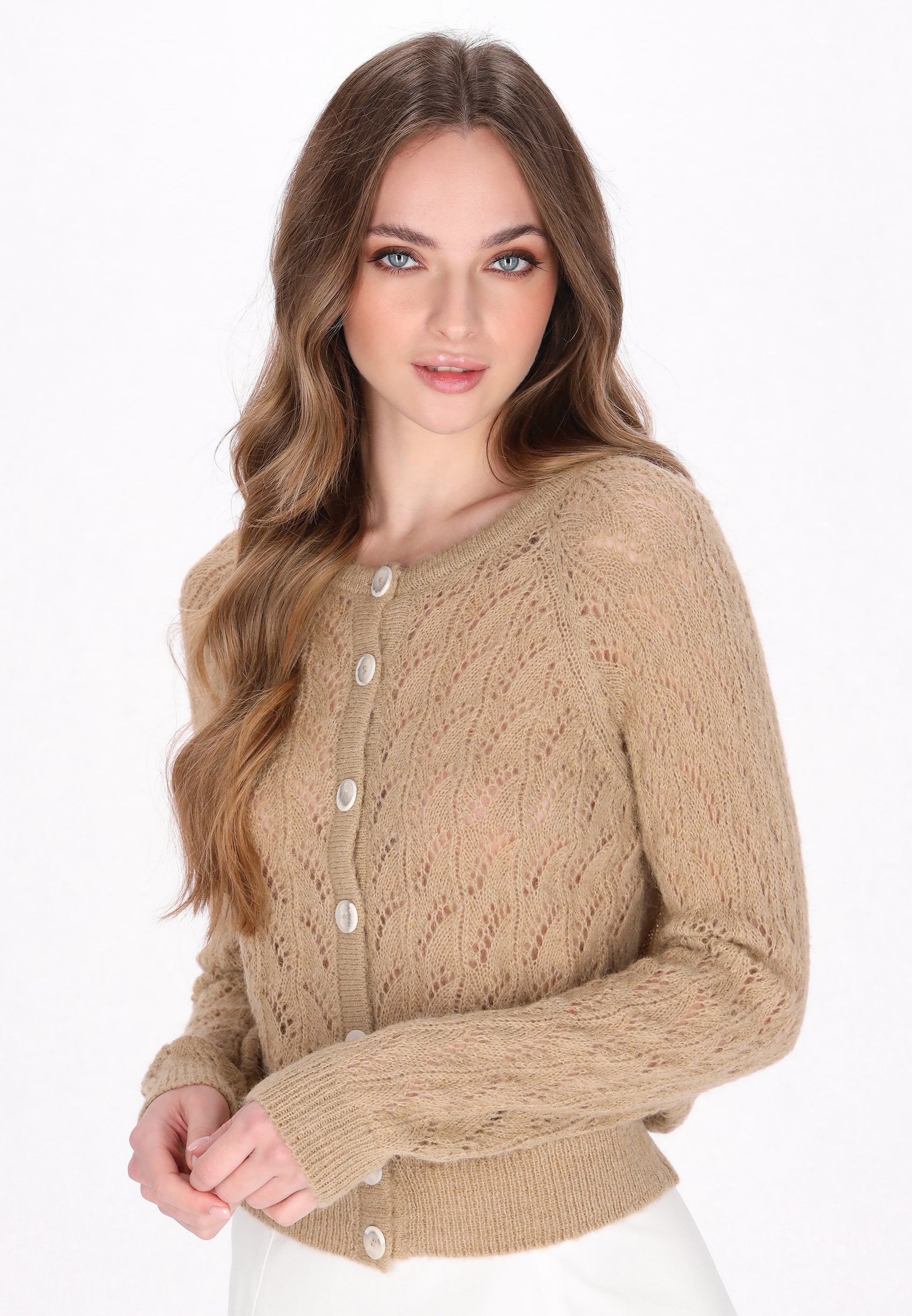 DreiMaster Vintage Damen Strickjacke