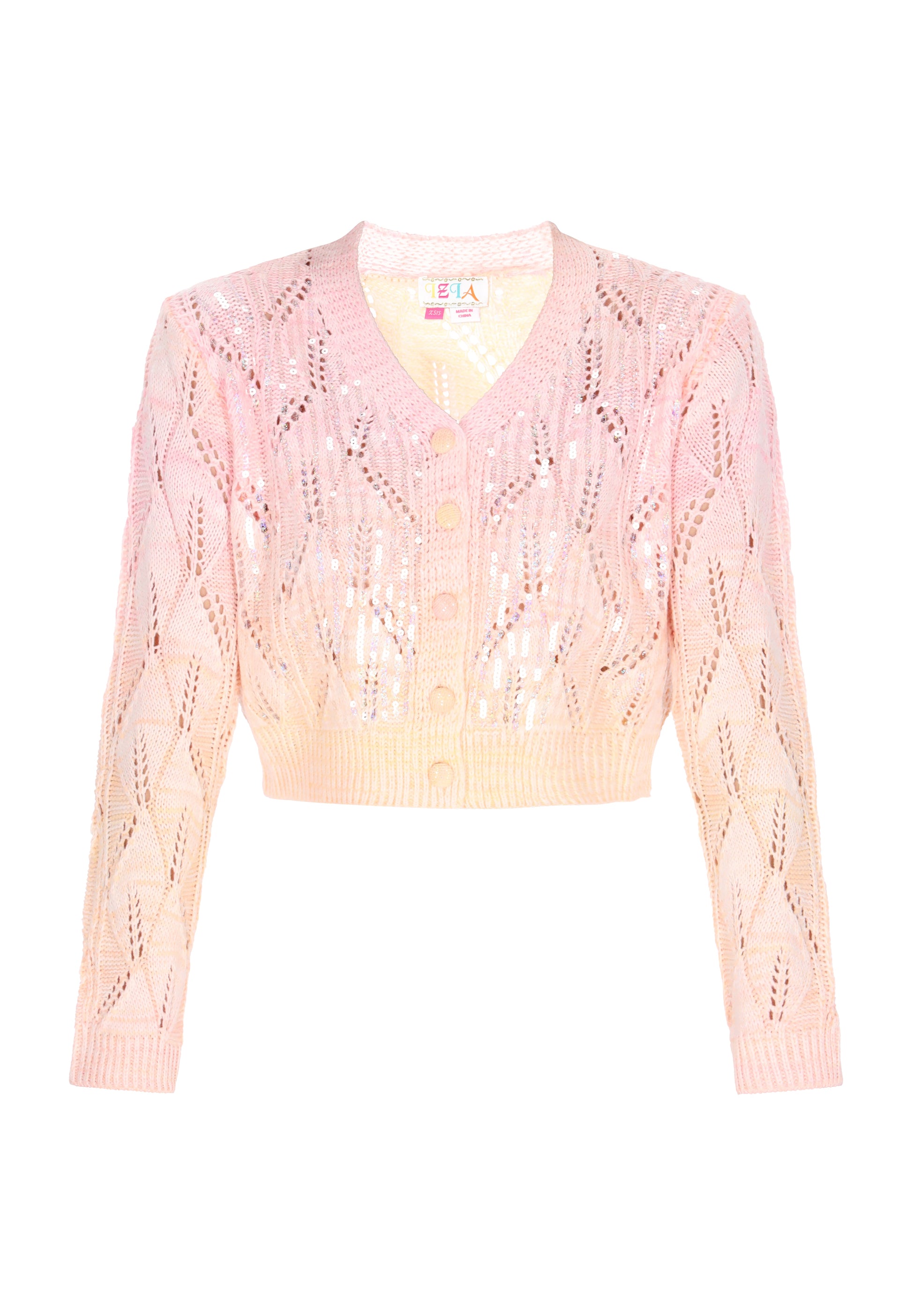 IZIA Damen Strickjacke
