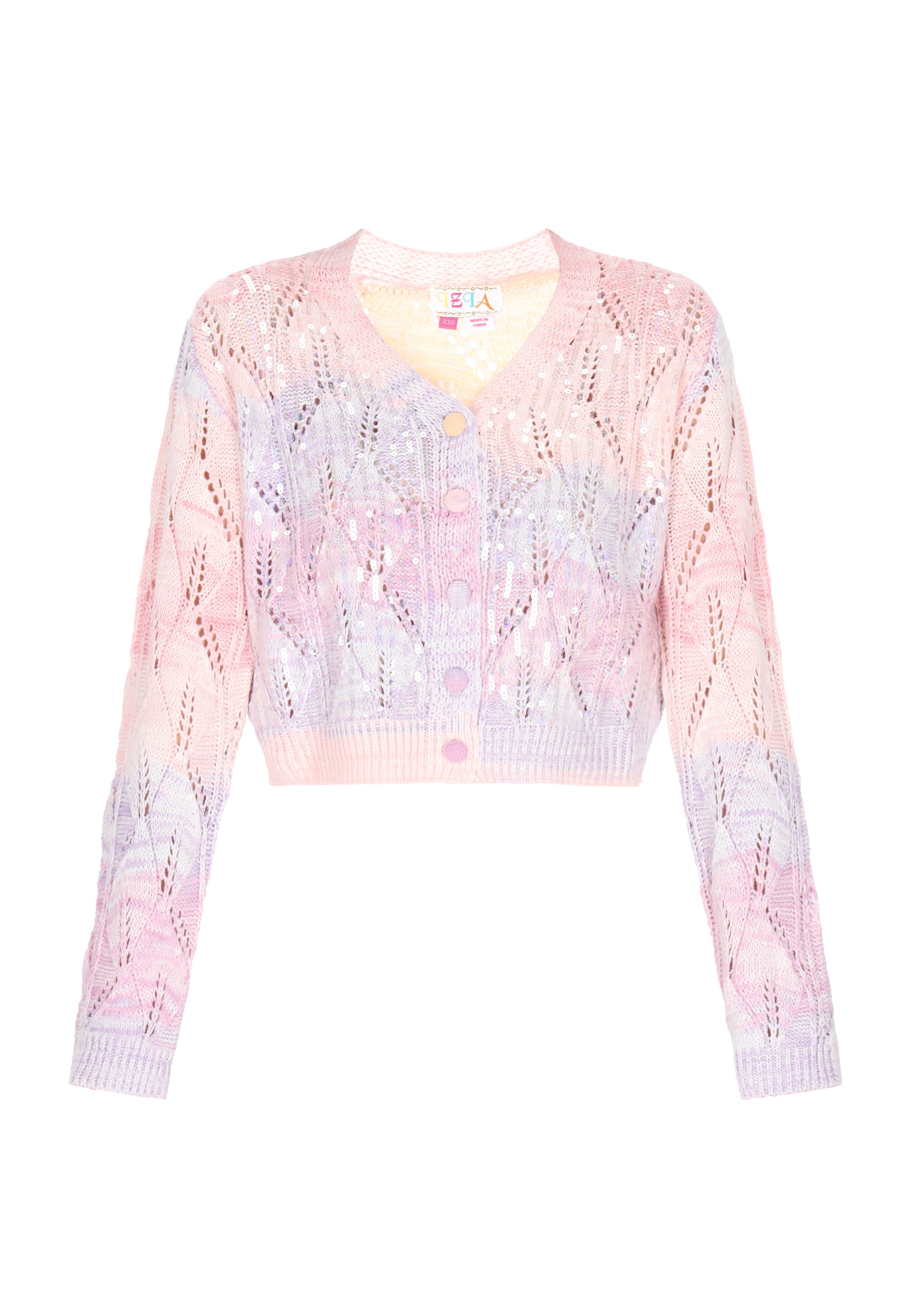 IZIA Damen Strickjacke
