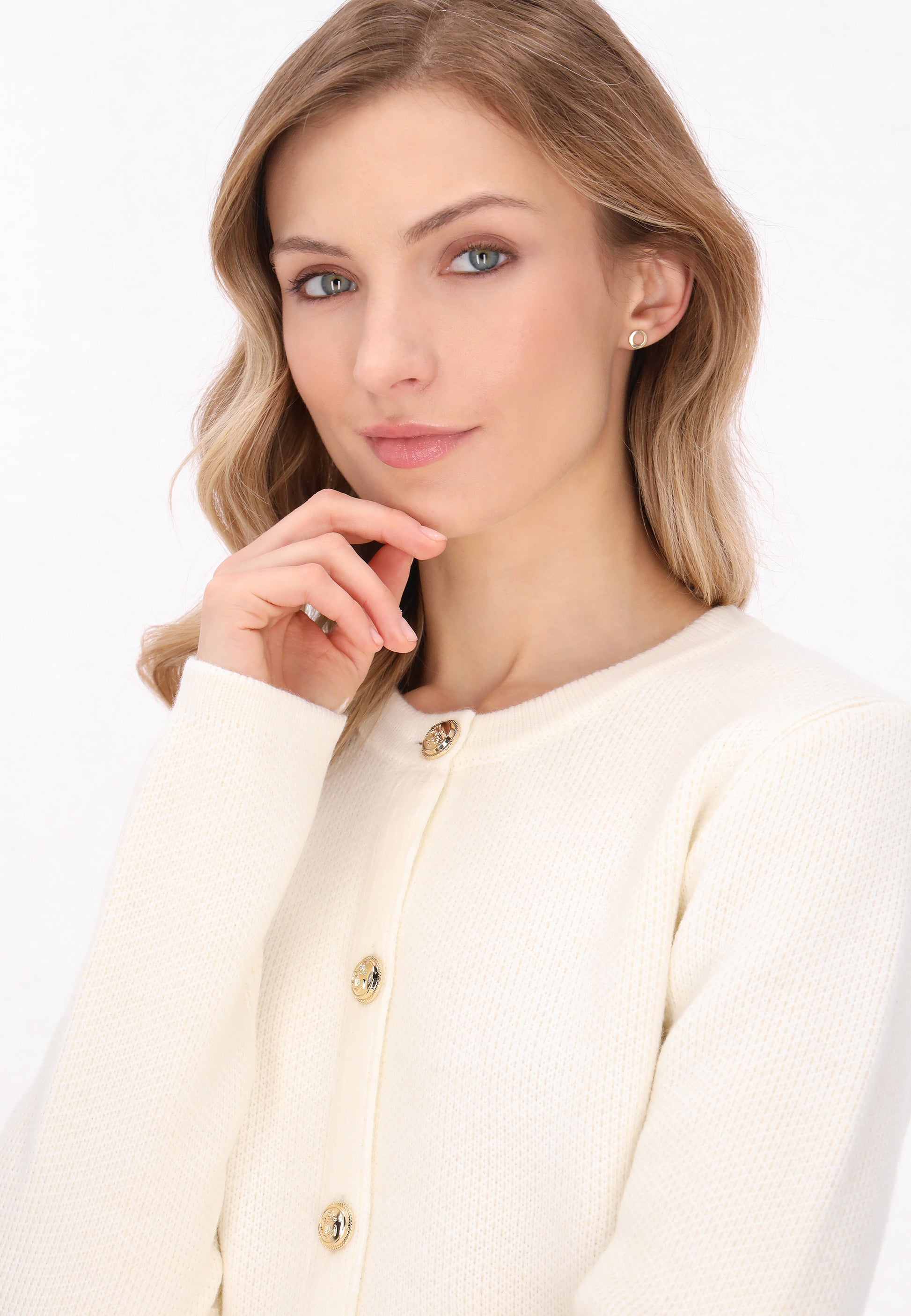 DreiMaster Klassik Damen Strickjacke