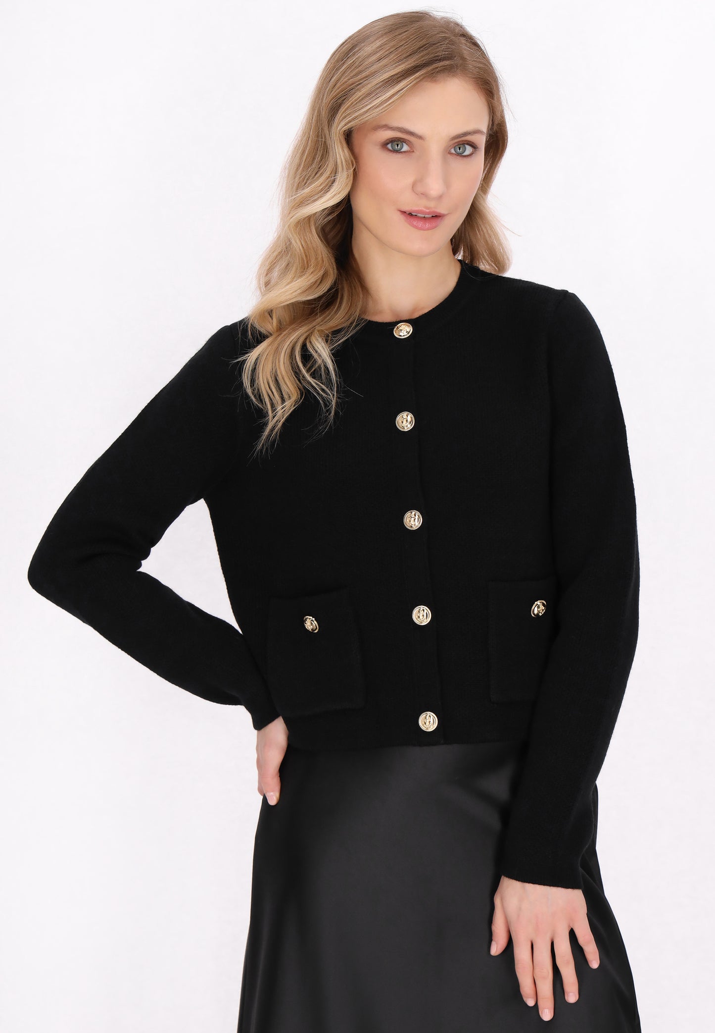 DreiMaster Klassik Damen Strickjacke