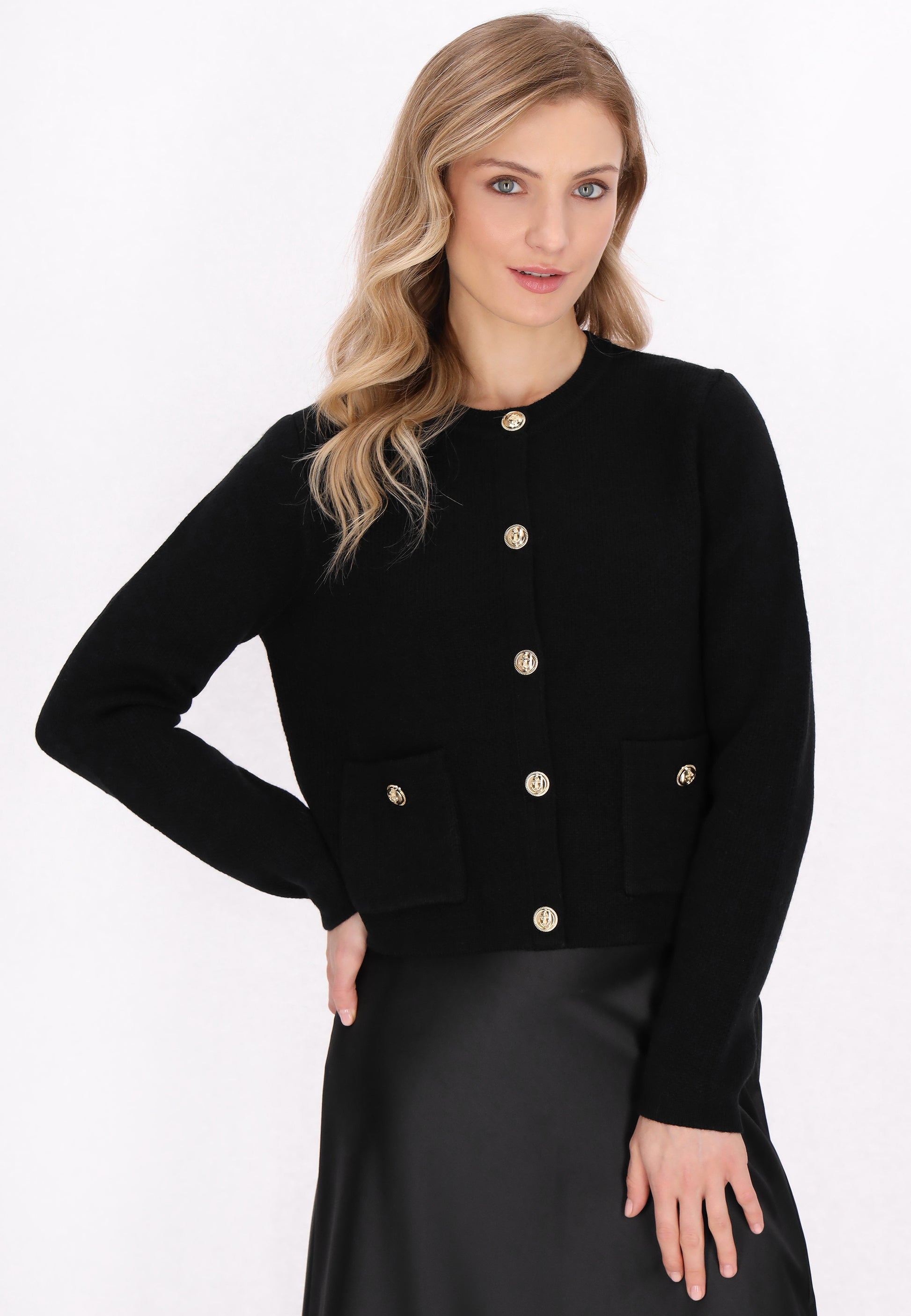 DreiMaster Klassik Damen Strickjacke