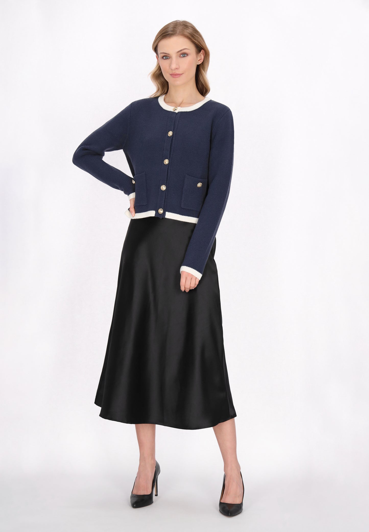 DreiMaster Klassik Damen Strickjacke