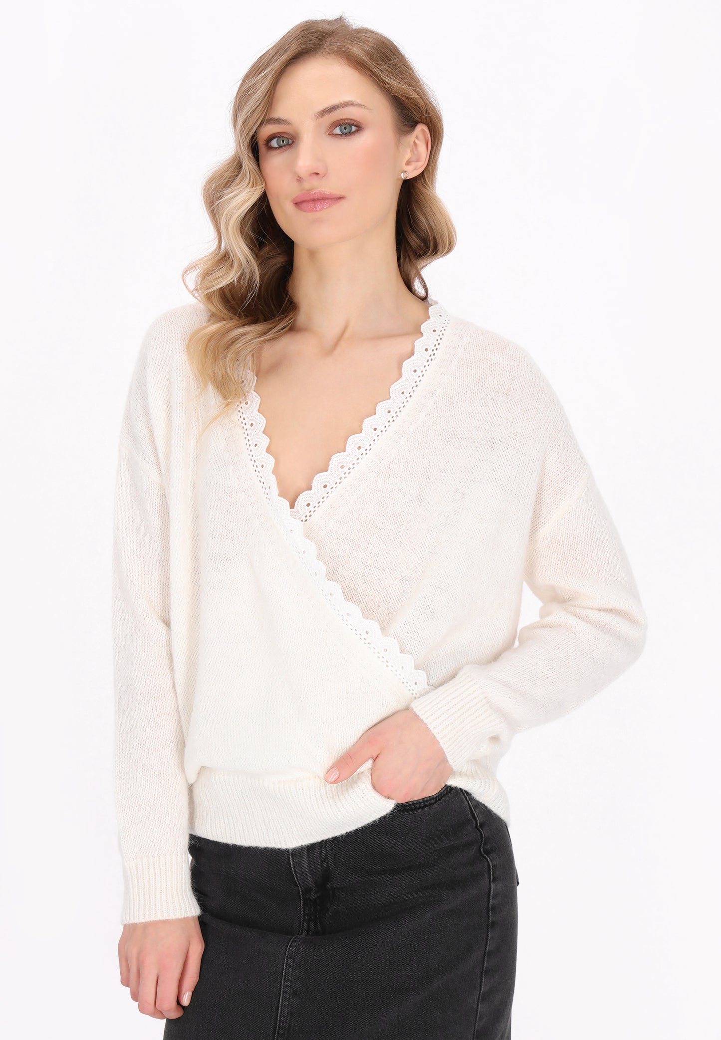 Sweter damski DreiMaster vintage