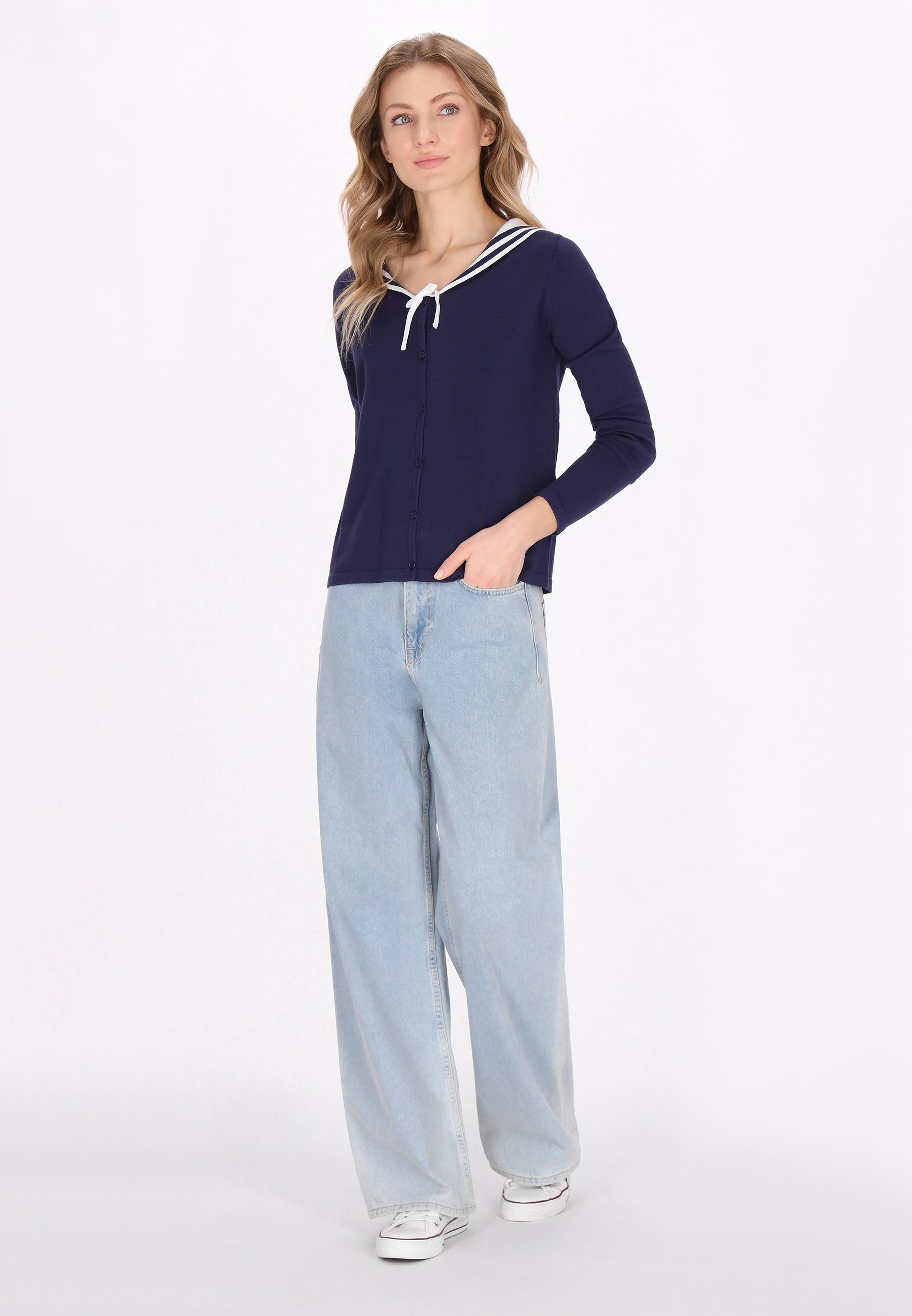 DreiMaster Maritim Damen Strickjacke