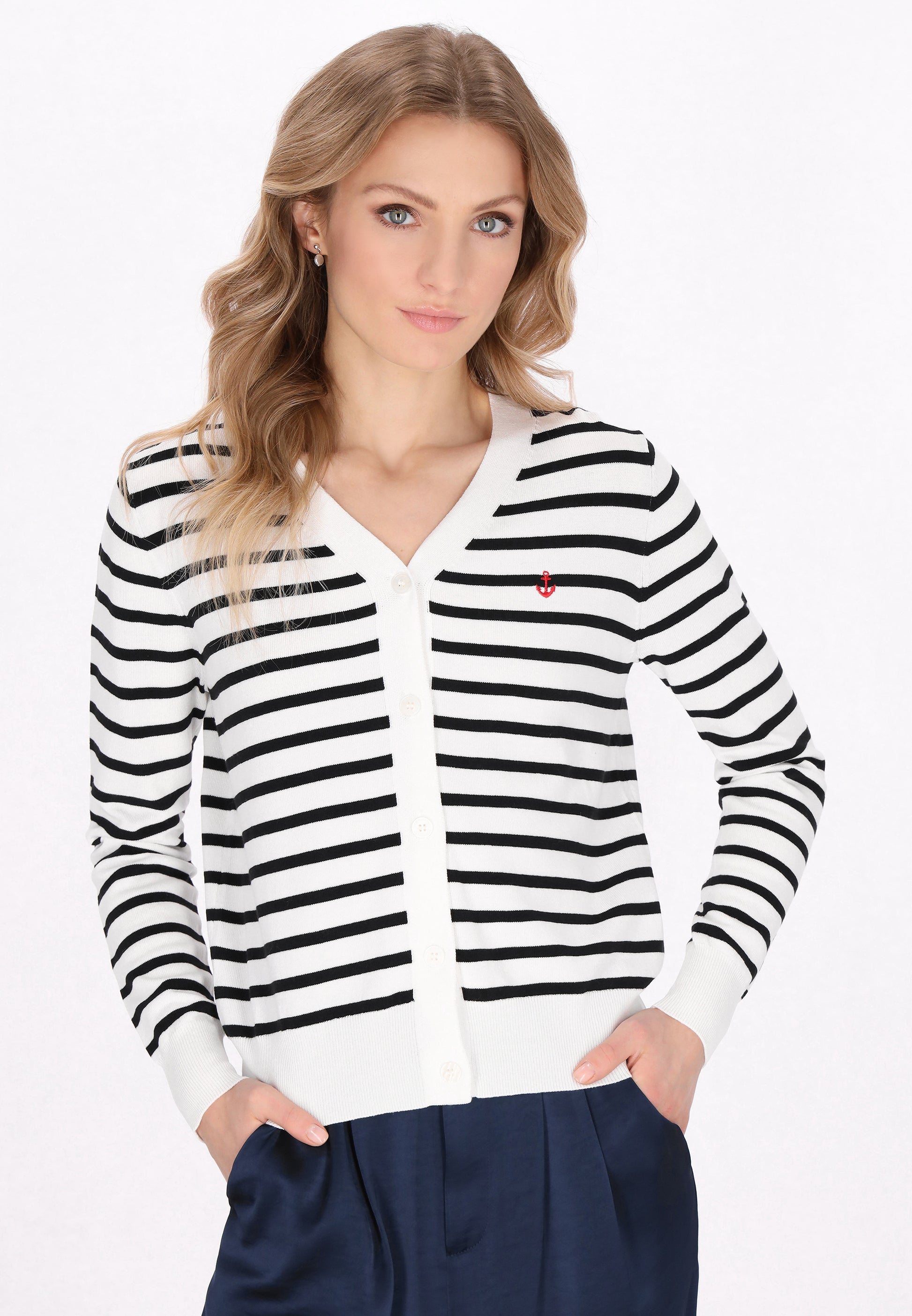 DreiMaster Klassik Damen Strickjacke