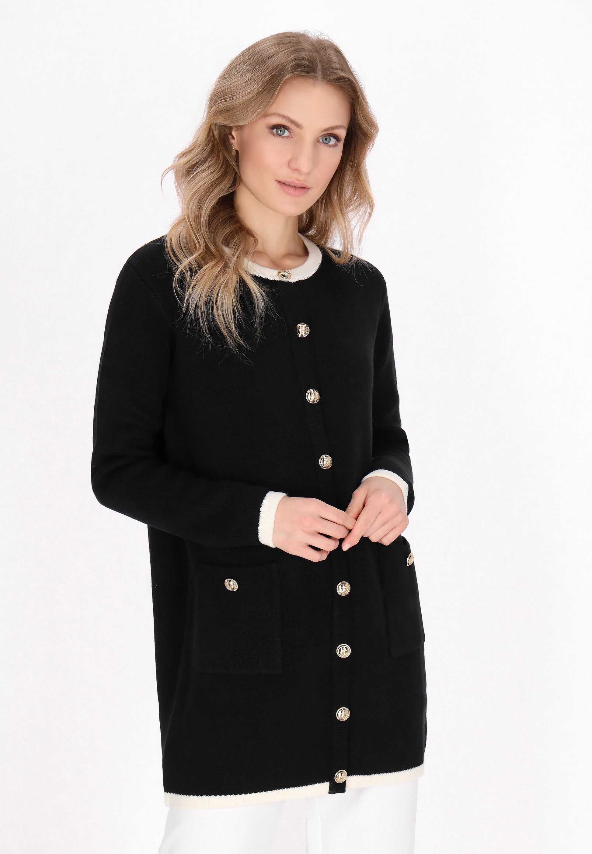 DreiMaster Klassik Damen Strickjacke