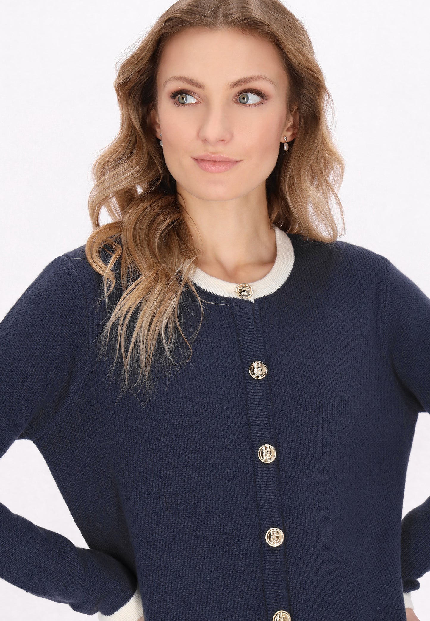 DreiMaster Klassik Damen Strickjacke