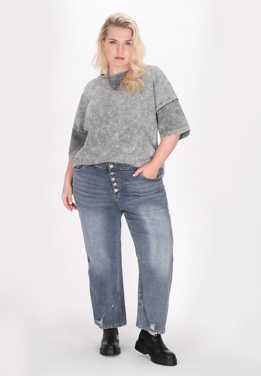 myMo ROCKS Damen Plus Size T Shirt