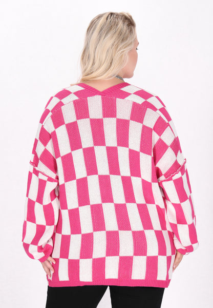 MyMo ROCKS Sweter damski Plus Size