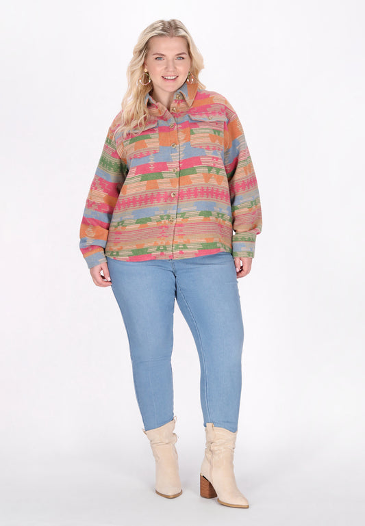Kurtka damska Plus Size marki IZIA