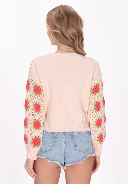 IZIA Damen Strickjacke