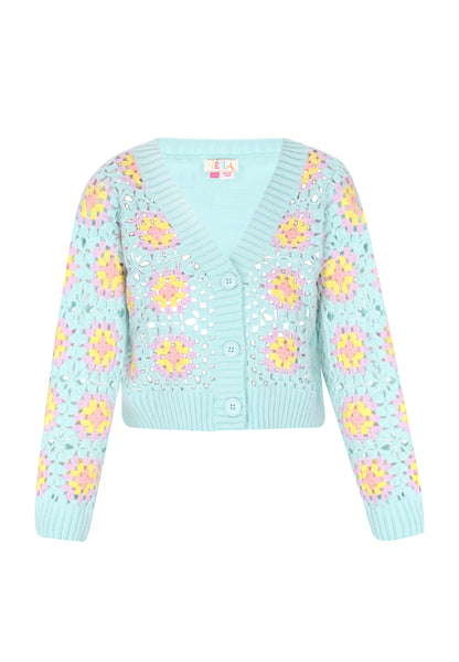 IZIA Damen Strickjacke