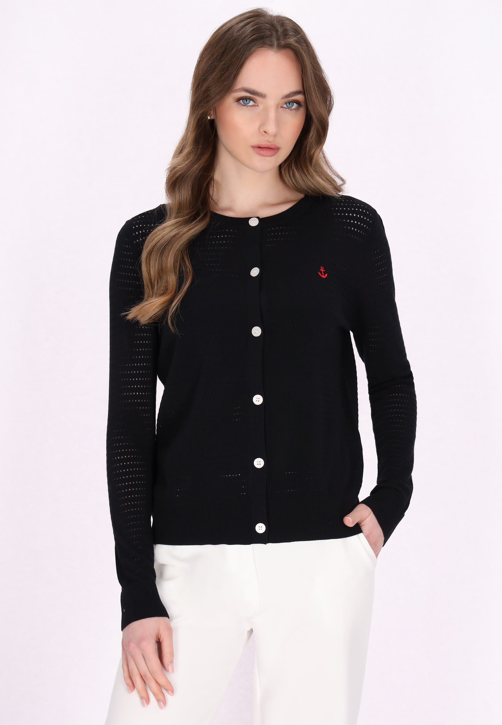 DreiMaster Klassik Damen Strickjacke
